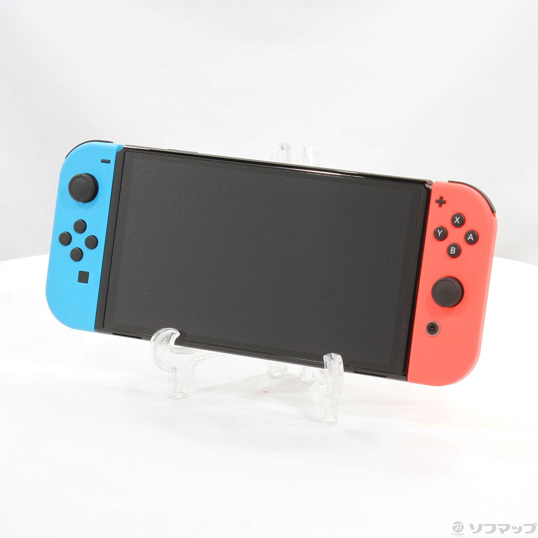 中古】Nintendo Switch 有機ELモデル Joy-Con(L) ネオンブルー／(R