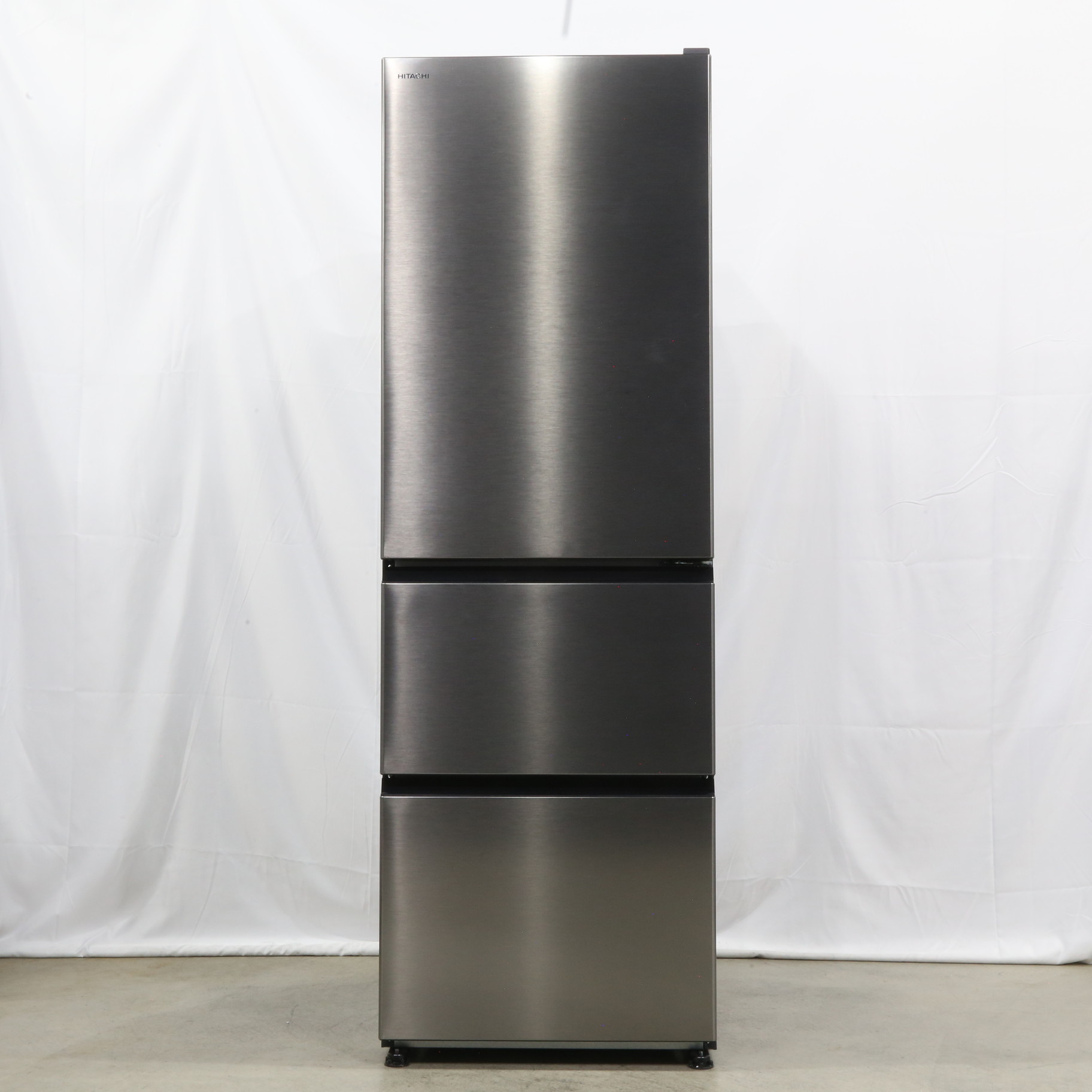HITACHI R-V38V(S) 375L 冷蔵冷蔵庫 右開き 中古】〔中古品〕 冷蔵庫 V