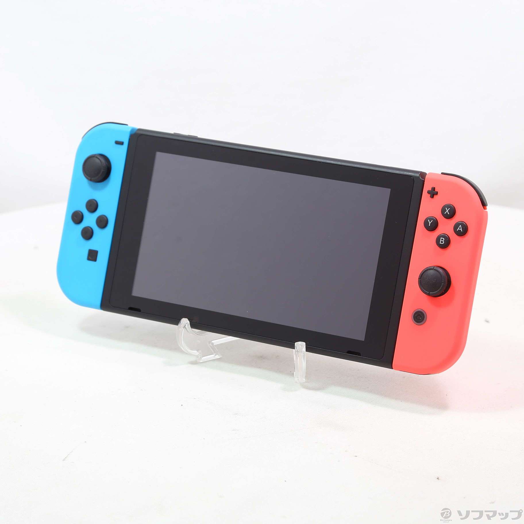Nintendo Switch Joy-Con 青/黒 ストラップ付き（ジャンク品