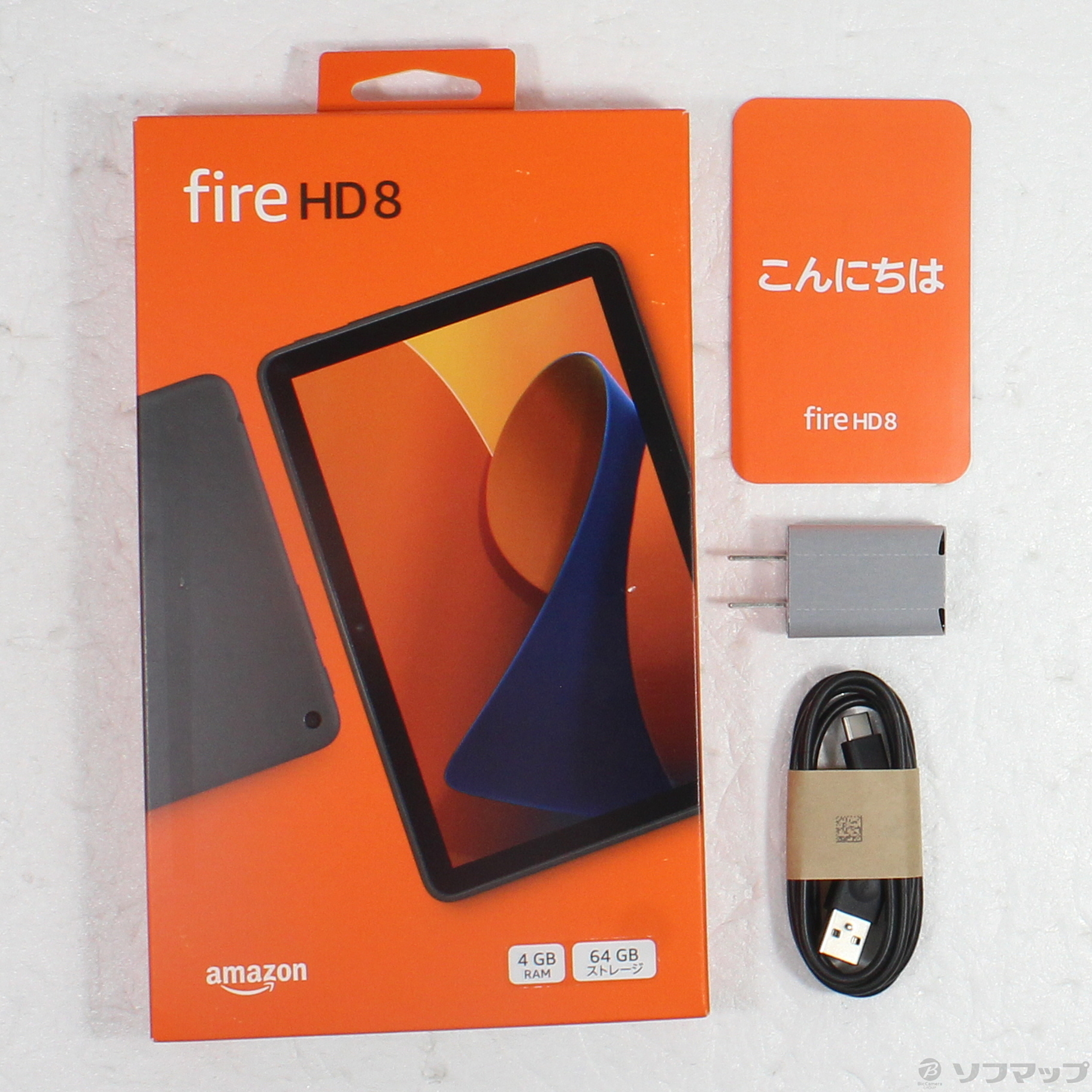 中古】〔展示品〕 Fire HD 8 2024 64GB ブラック B0CVDJ4JX6 Wi-Fi