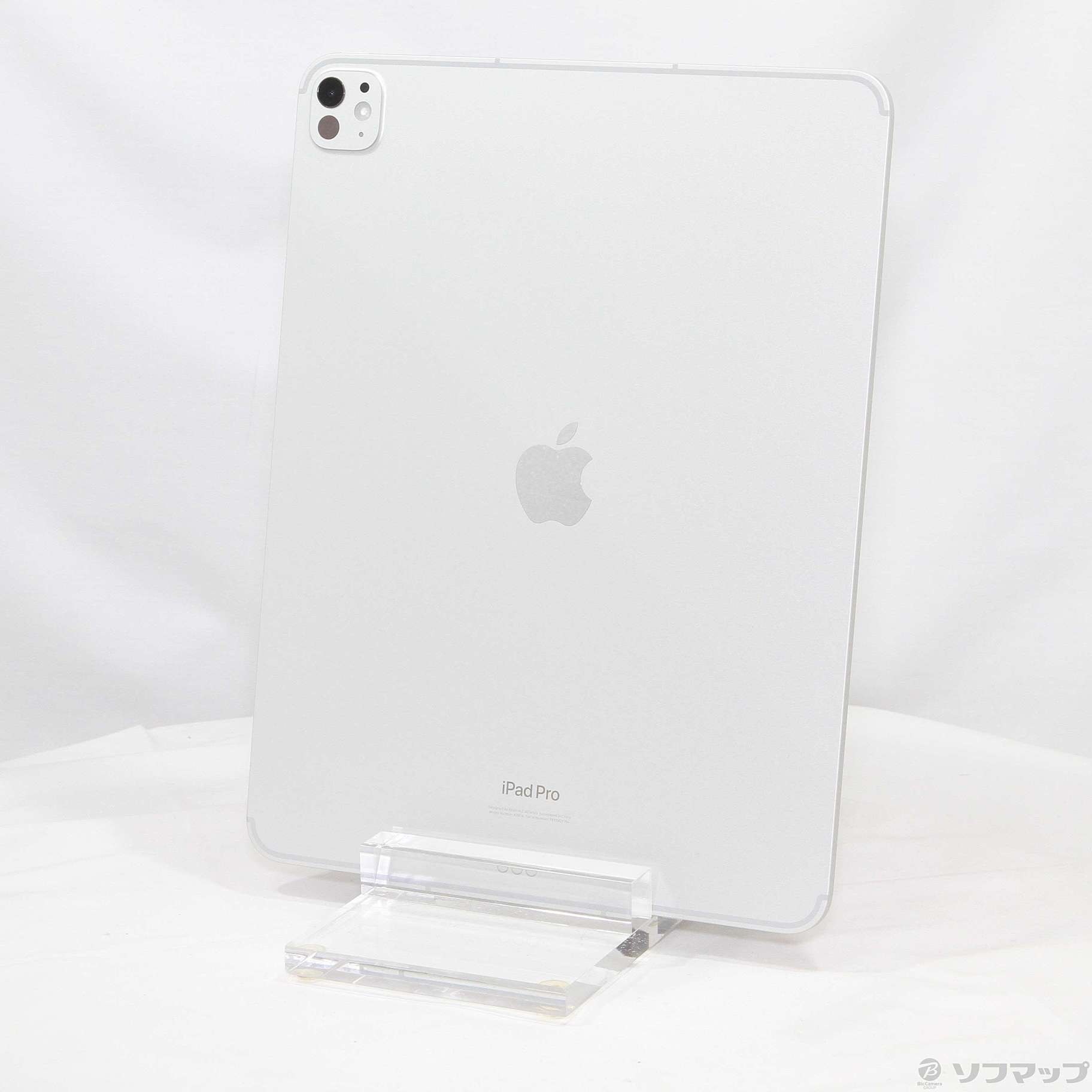 (中古)Apple iPad Pro 13インチ 第1世代 Nano-textureガラス 2TB シルバー MWT23J/A SIMフリー(344-ud)