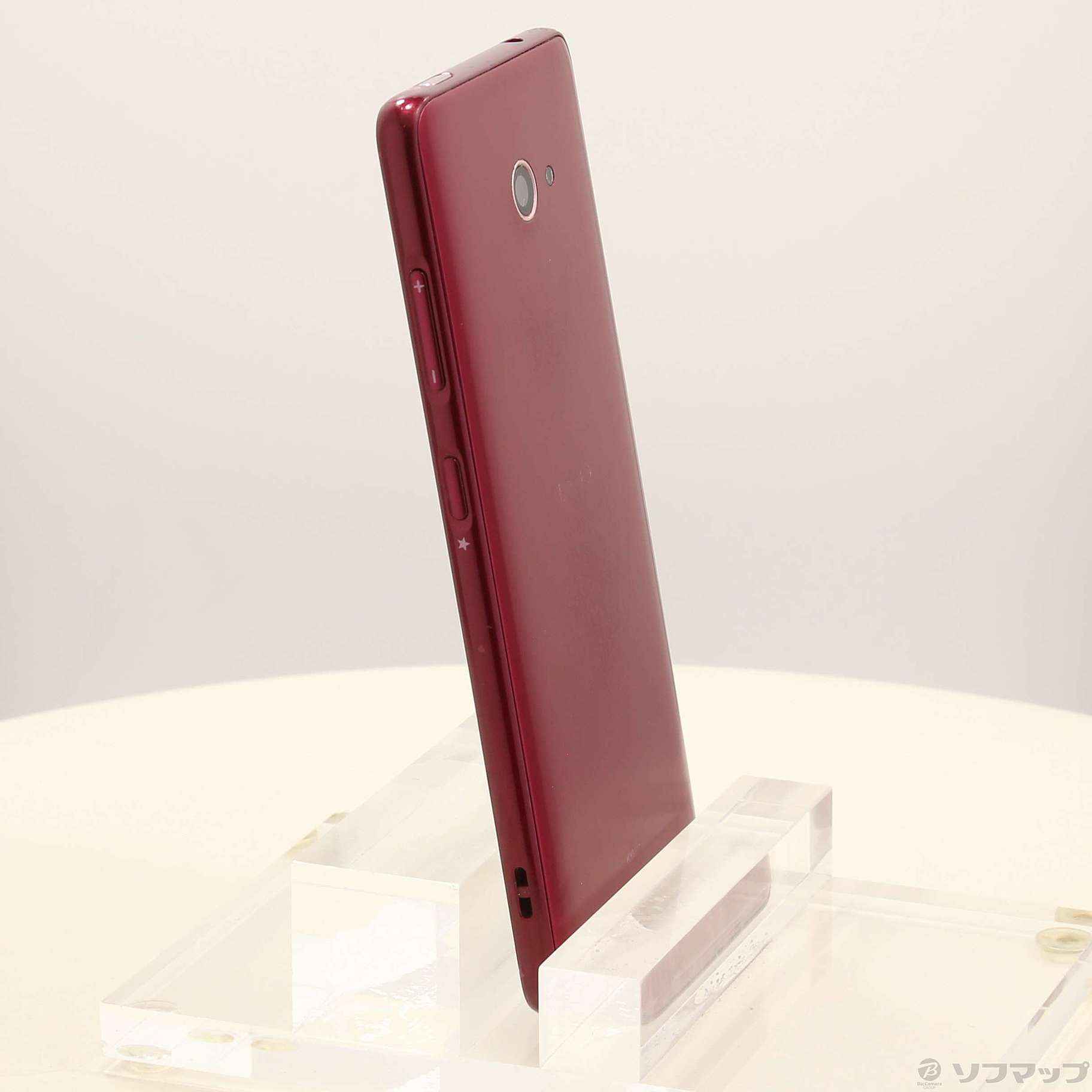 中古】BASIO4 32GB ワインレッド KYV47 auロック解除SIMフリー