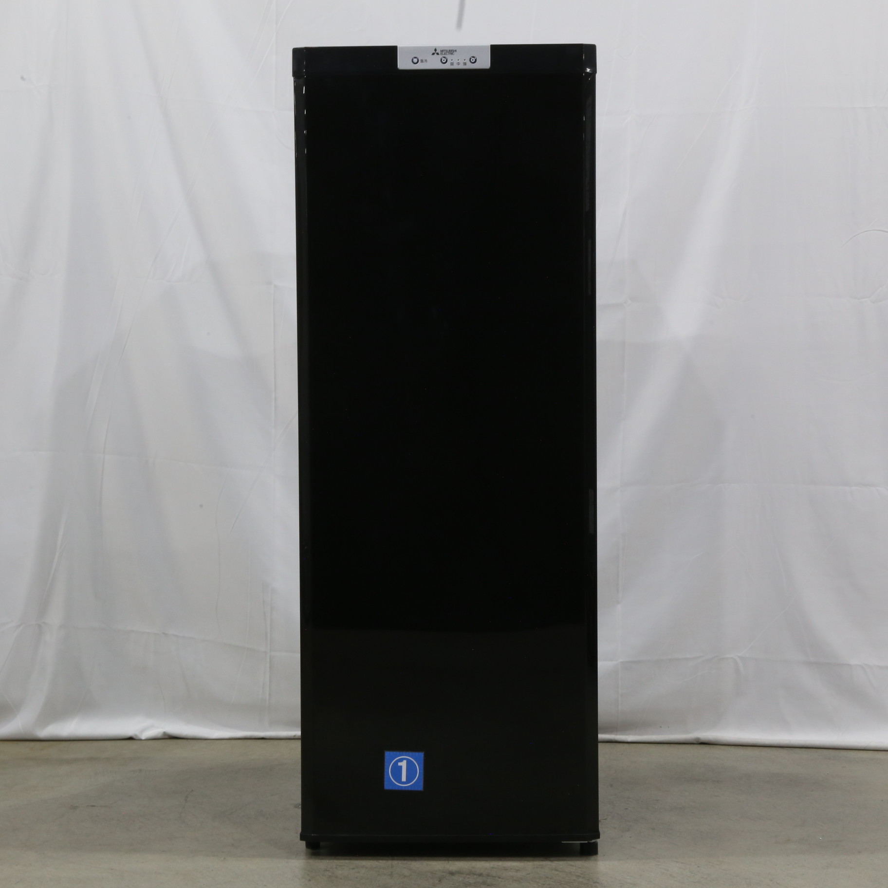 中古】〔展示品〕 冷凍庫 サファイアブラック MF-U14H-B ［幅48cm 