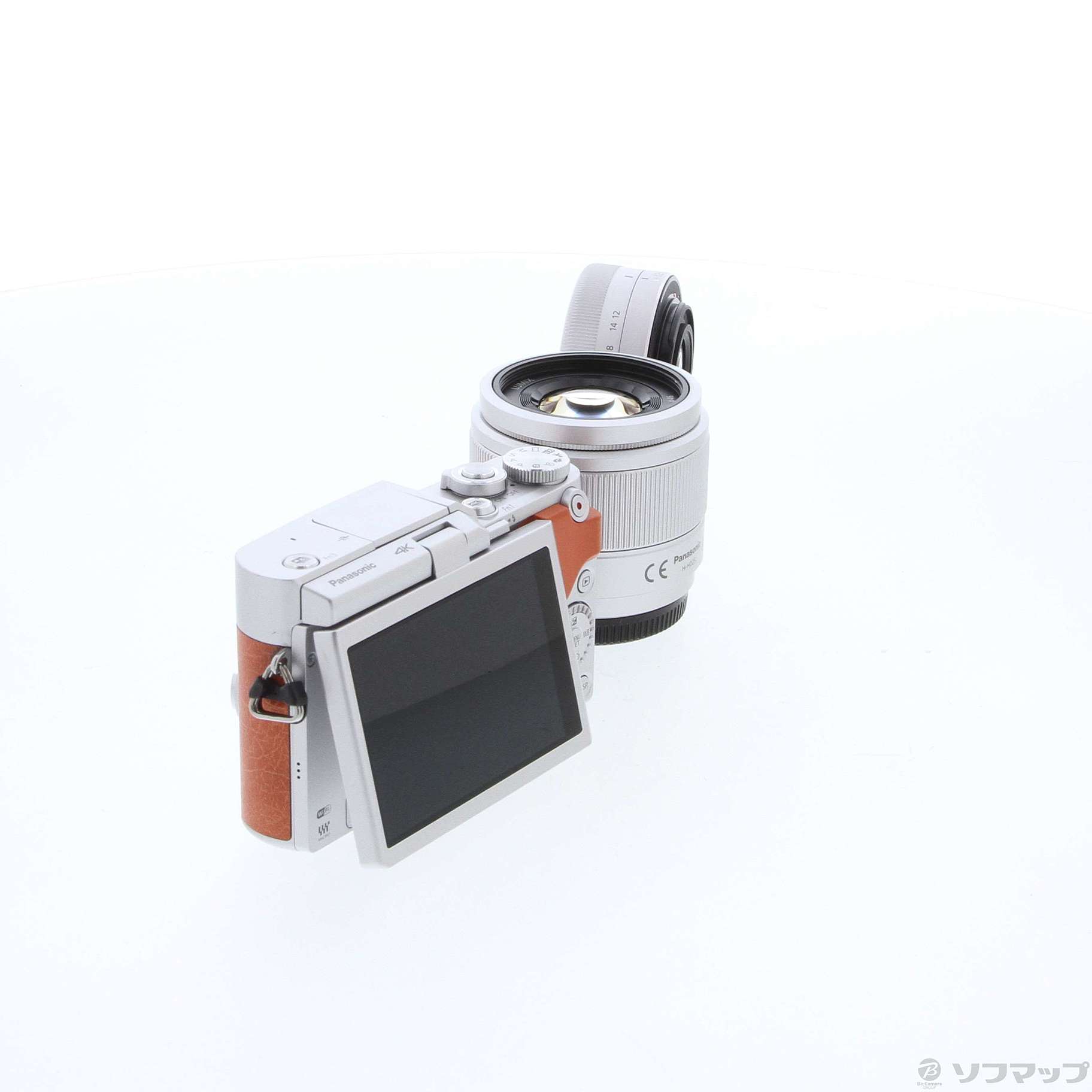 中古】LUMIX DC-GF9W-D ダブルレンズキット オレンジ 中古】LUMIX DC-GF9W-D ダブルレンズキット オレンジ