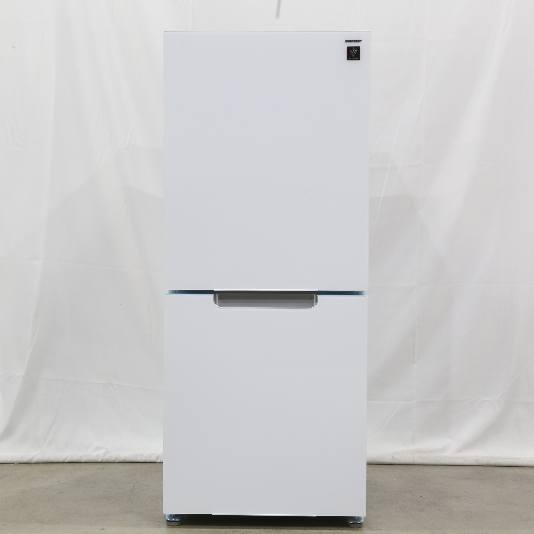 中古】〔中古品〕 冷蔵庫 PLAINLY クリアホワイト SJ-GD15P-W ［幅49.5
