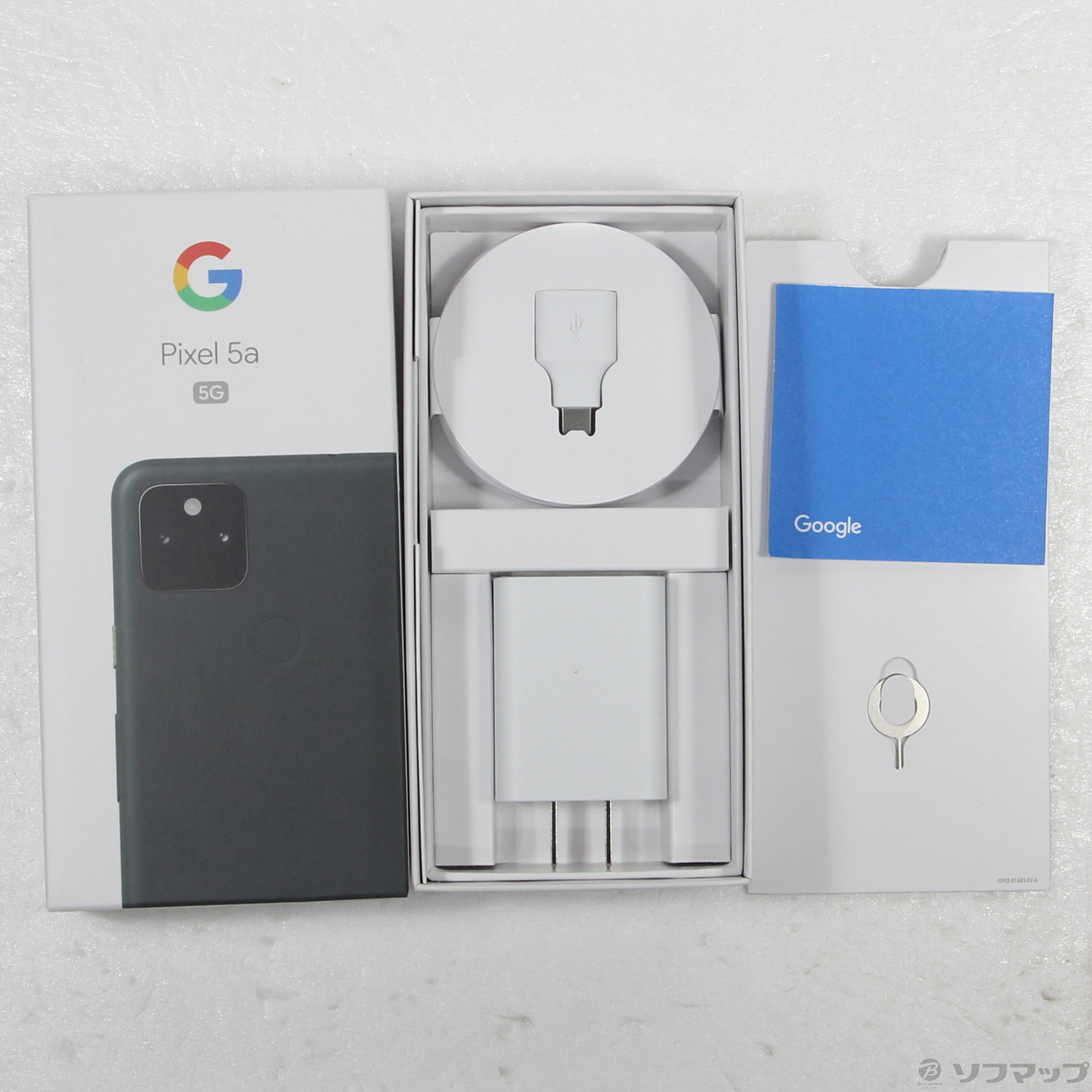 中古】Google Pixel 5a (5G) 128GB モーストリーブラック Softbank SIM