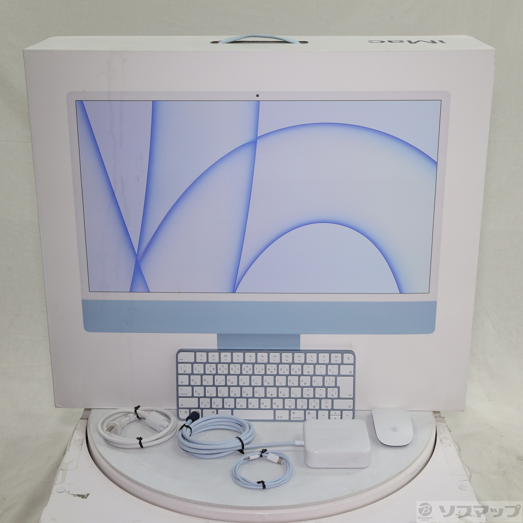 中古】iMac 24-inch Mid-2021 MJV93J／A Apple M1 8コアCPU_7コアGPU