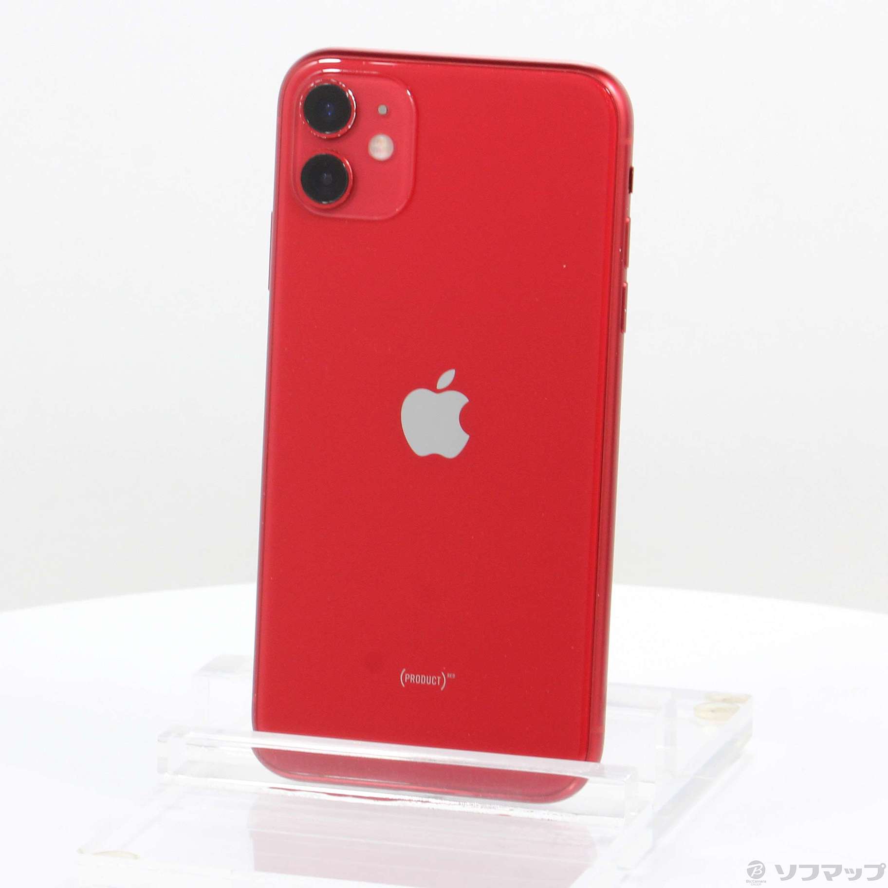 中古】iPhone11 128GB プロダクトレッド MWM32J／A SoftBank