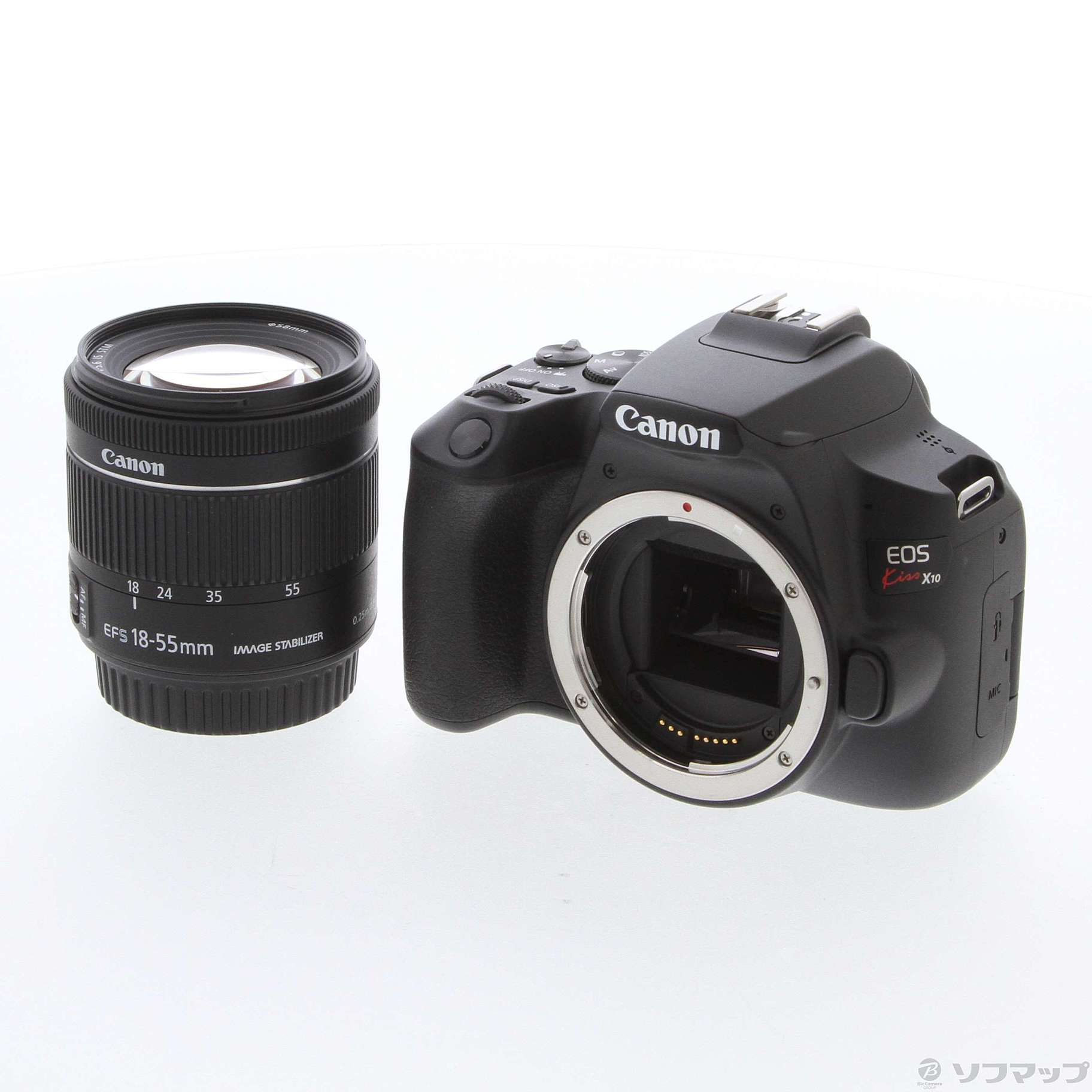 中古】期間特価対象品 EOS Kiss X10 EF-S18-55 IS STM レンズキット 