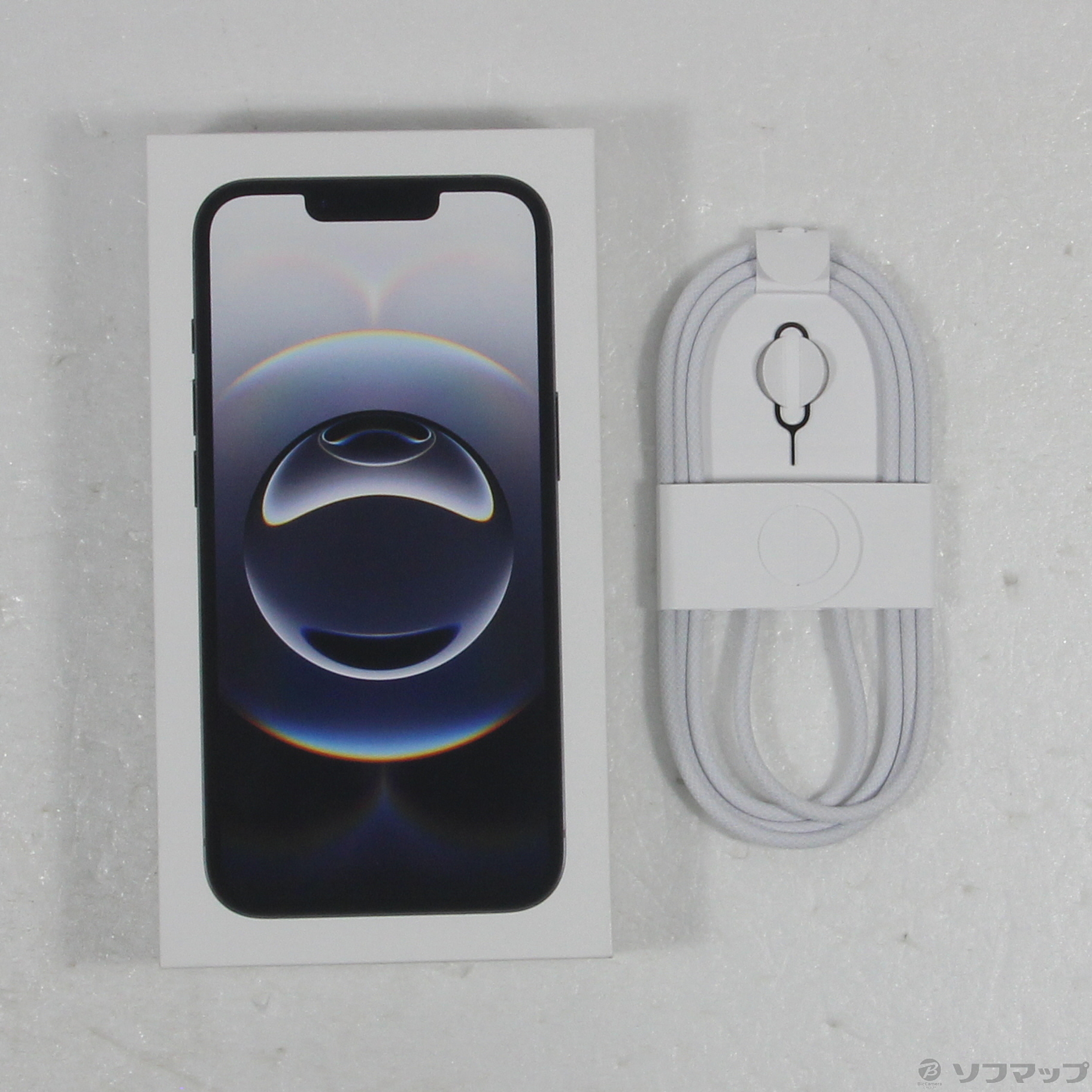 中古】iPhone16e 128GB ブラック MD1Q4J／A SIMフリー [2133063254702 