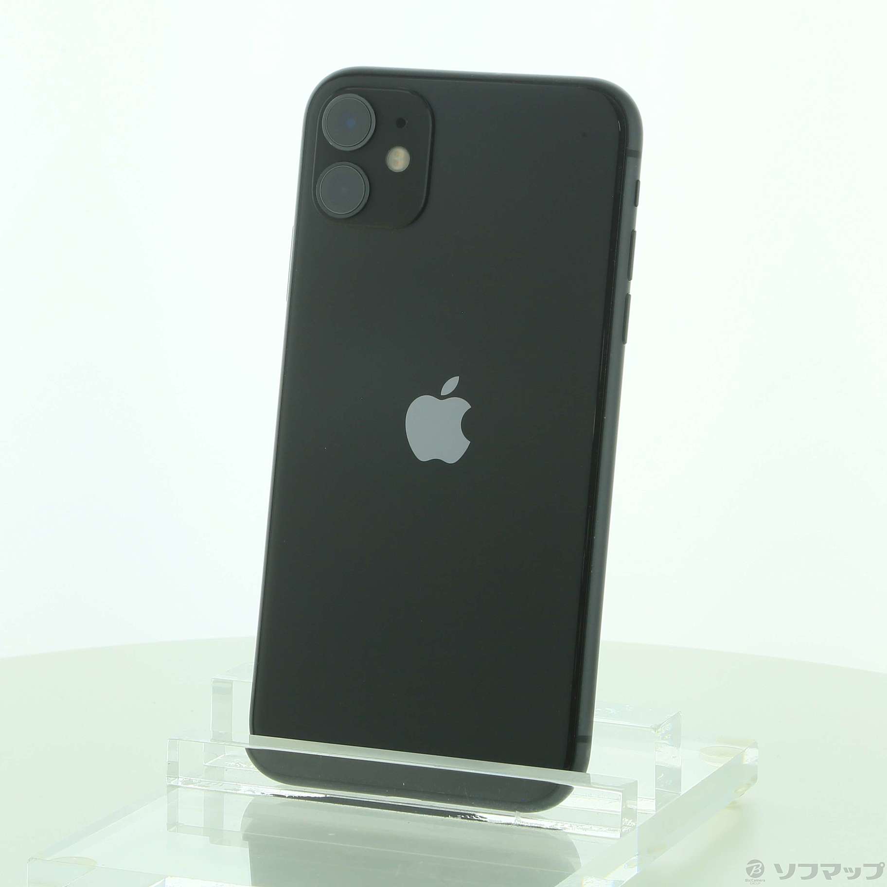 中古】iPhone11 64GB ブラック MWLT2J／A SoftBank [2133063256676