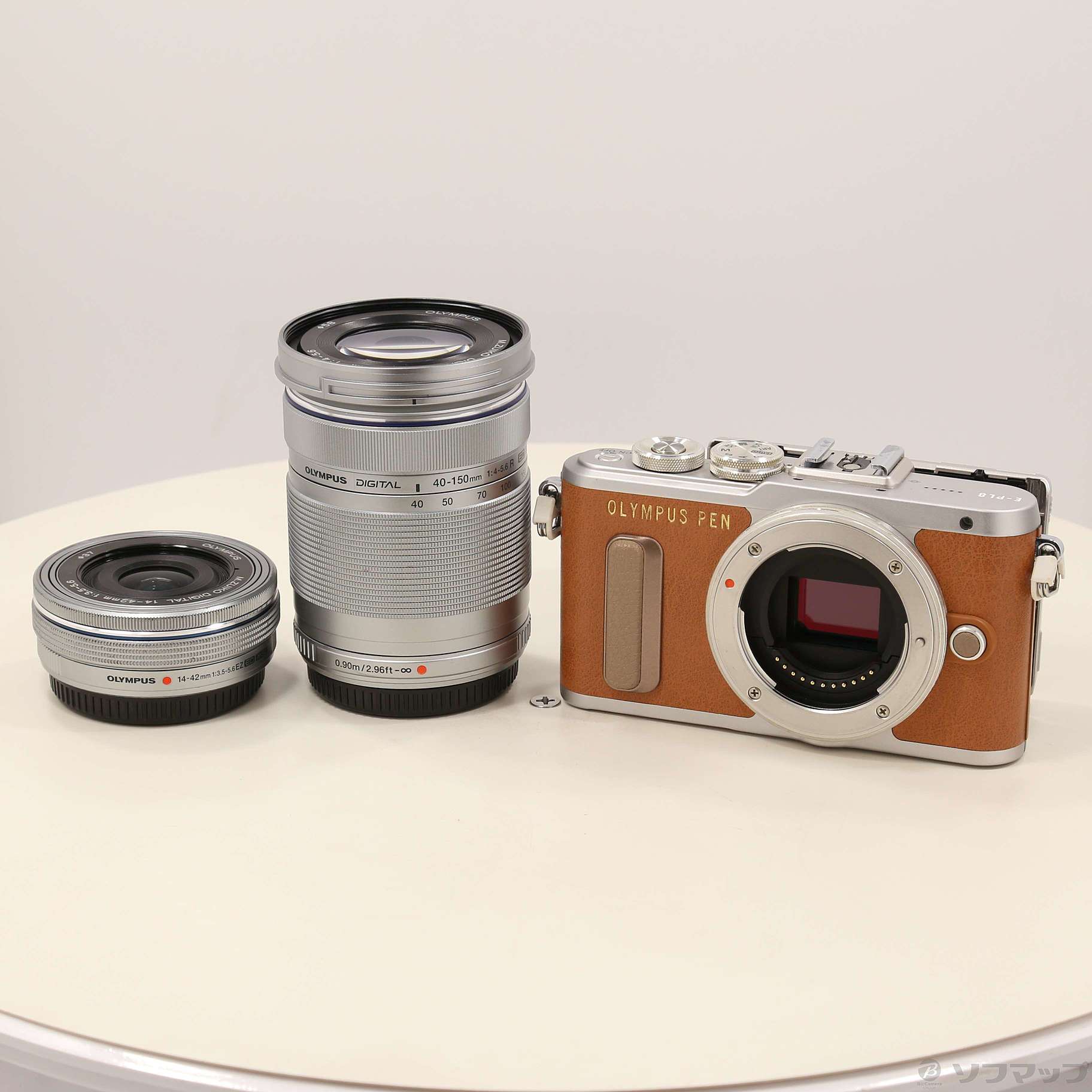 OLYMPUS PEN E-PL8 EZ ダブルズームキット ブラウン