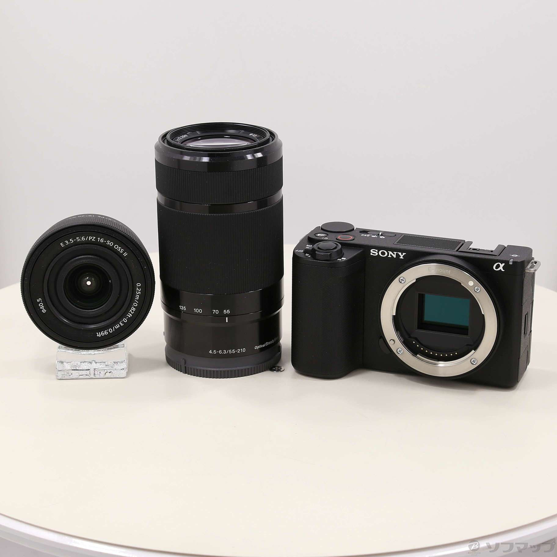 中古】VLOGCAM ZV-E10 II ダブルズームレンズキット ブラック ZV