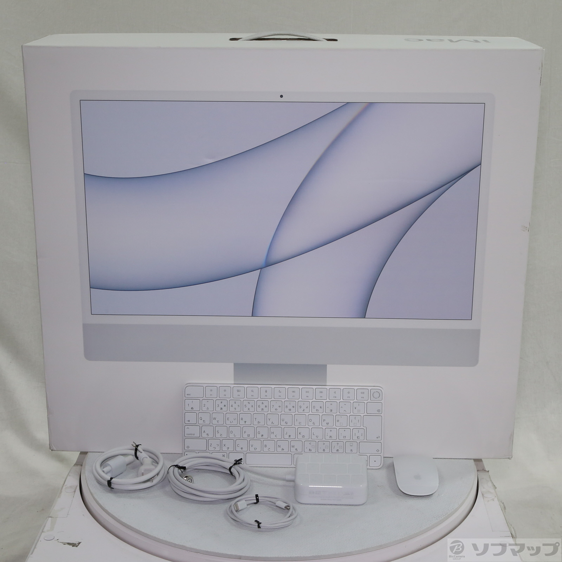 中古】iMac 24-inch Mid-2021 MGPD3J／A Apple M1 8コアCPU_8コアGPU