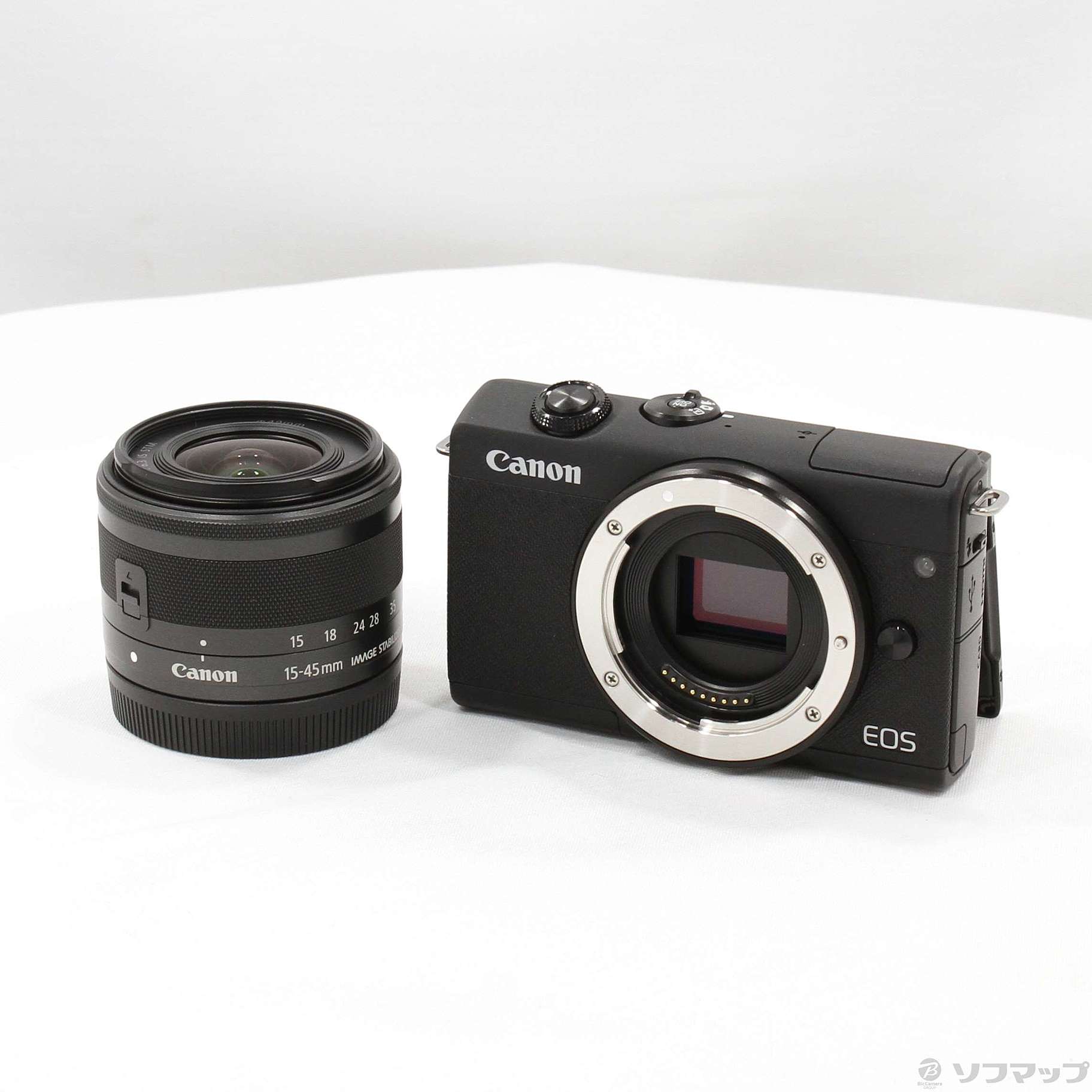 ほぼ未使用 Canon EOS M200 EF-M15-45 IS STM 黒 Canon EOS M200 EF-M15-45 IS STM レンズキット ブラック