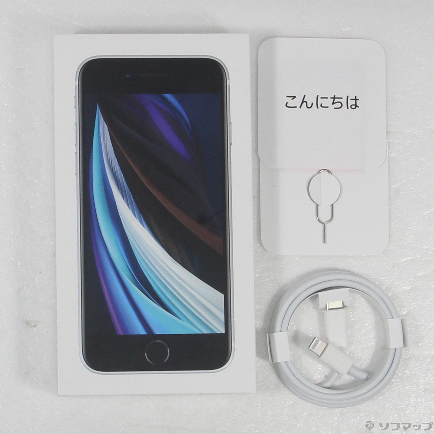 中古】iPhone SE 第2世代 64GB ホワイト MHGQ3J／A SoftBank