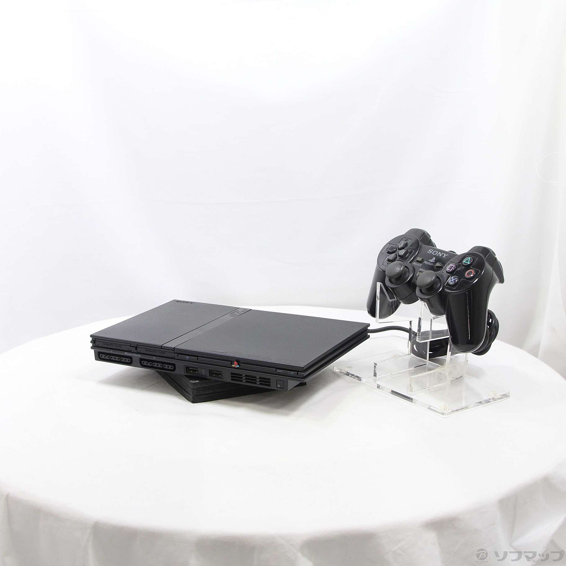 中古】PlayStation2本体 チャコールブラック SCPH-70000CB 