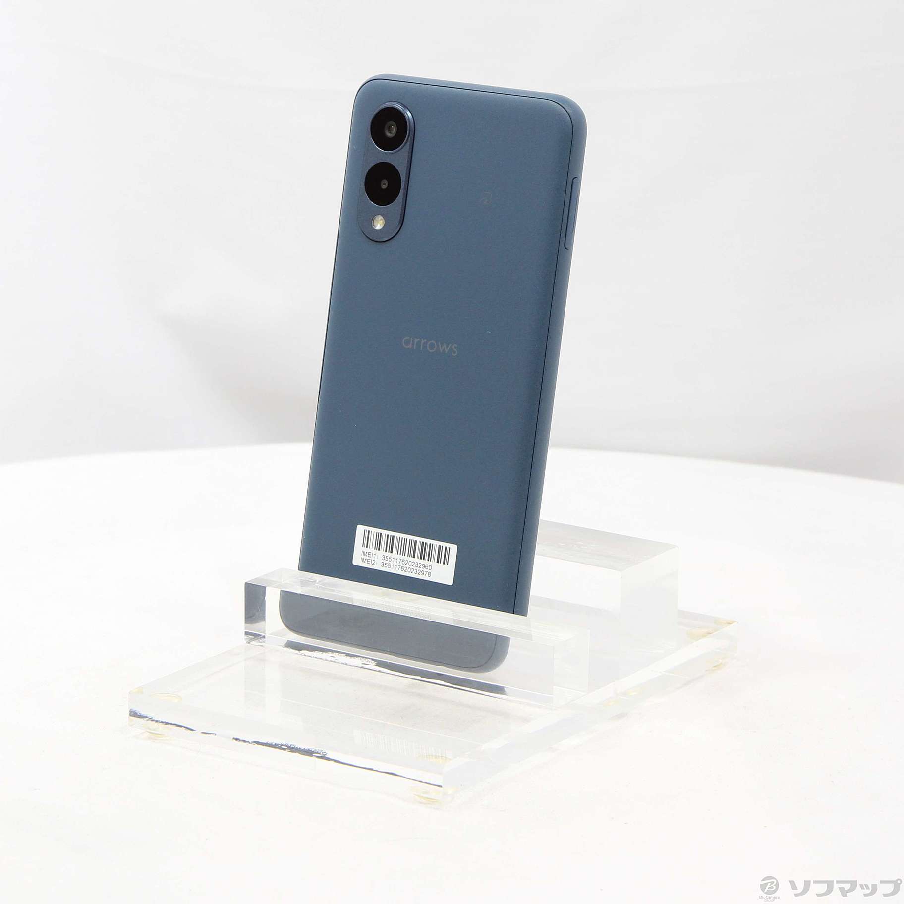スマートフォン・携帯電話 SoftBank arrows We2 ネイビー・グリーン