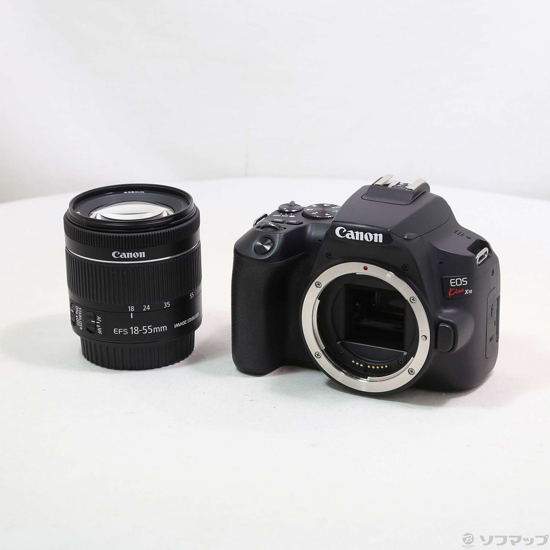 中古】セール対象品 EOS Kiss X10 EF-S18-55 IS STM レンズキット