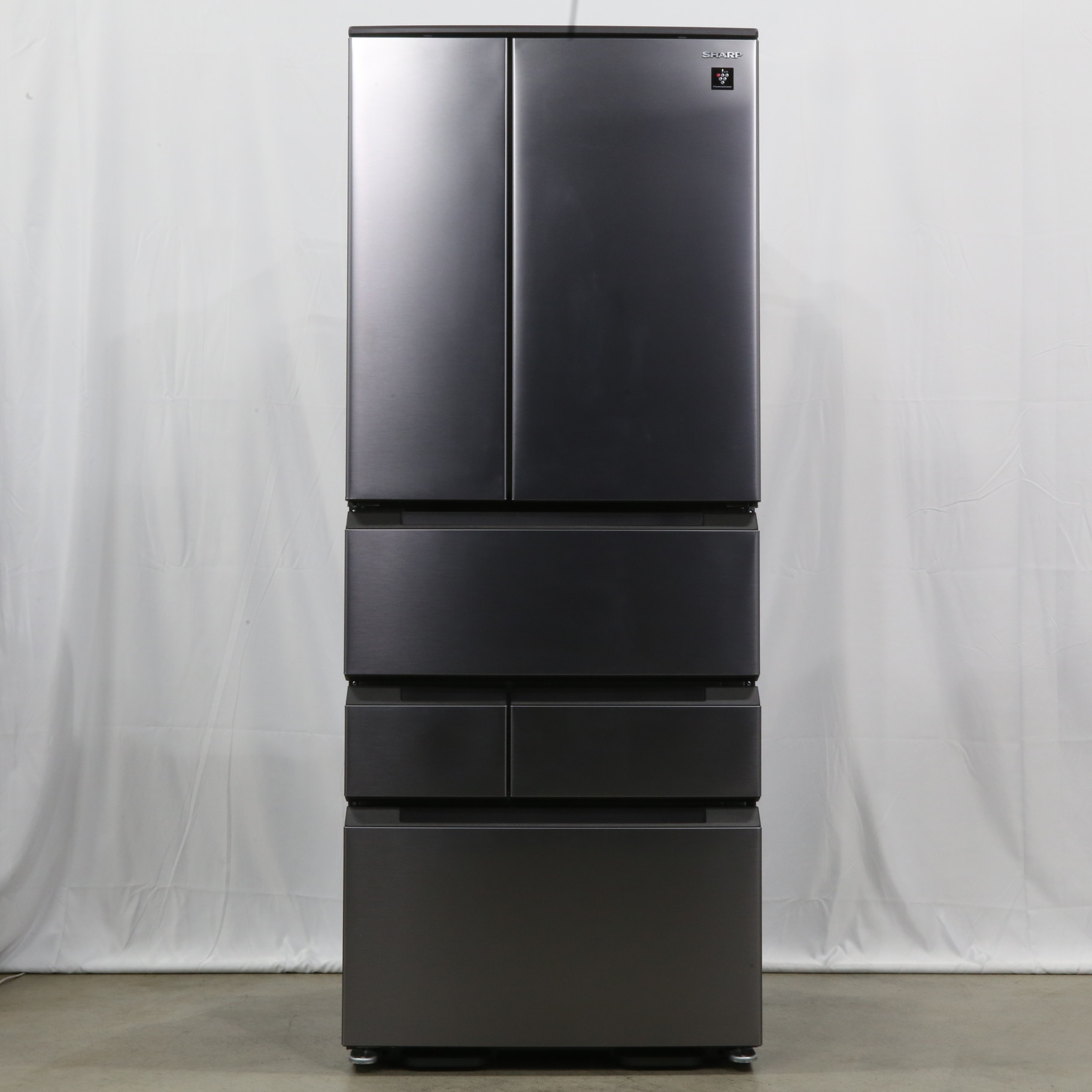中古】〔展示品〕 冷蔵庫 ラスティックダークメタル SJ-MF55M-H ［幅 