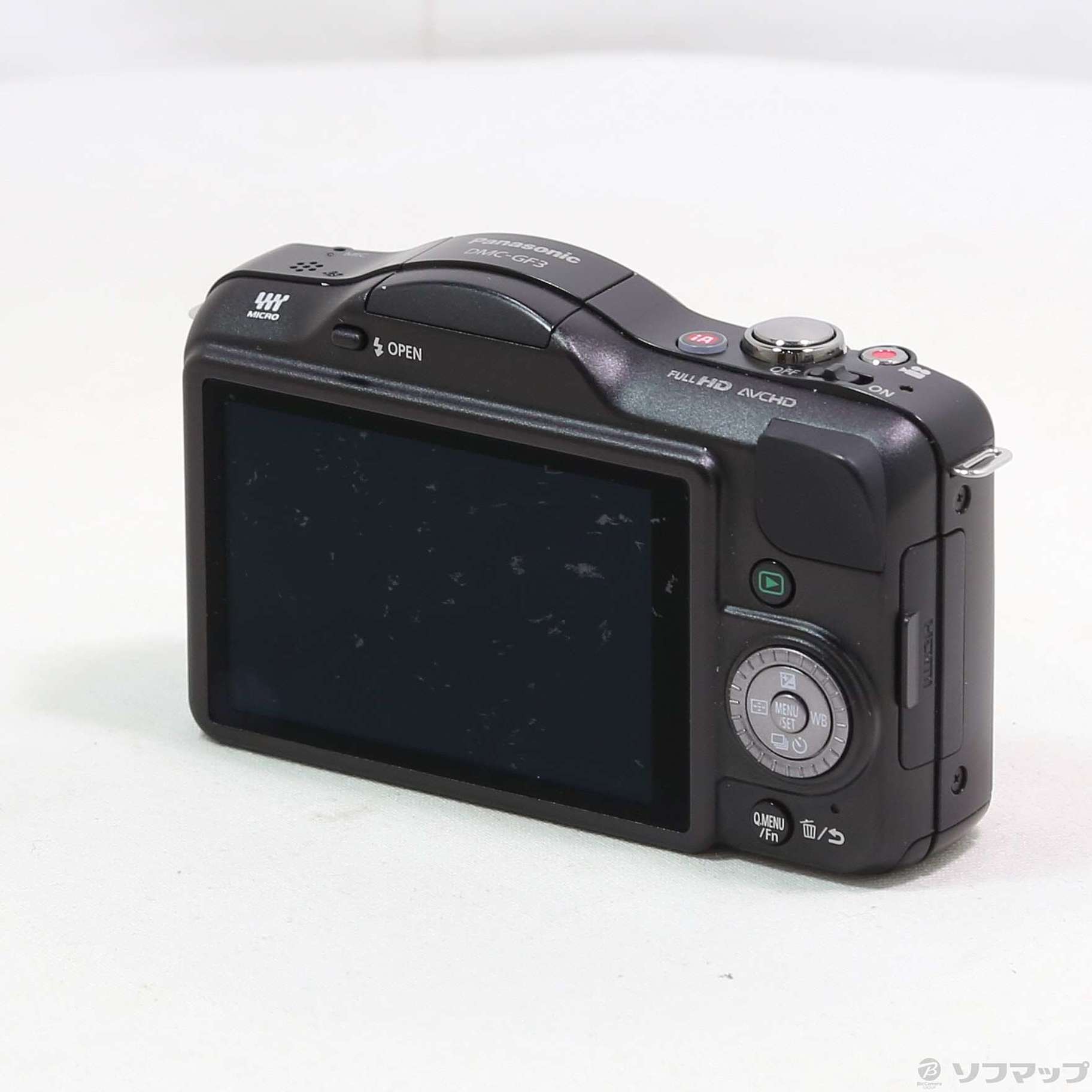 【10％OFF】 中古】DMC-GF3-K ボディ (1210万画素／エスプリブラック／SDXC デジタルカメラ