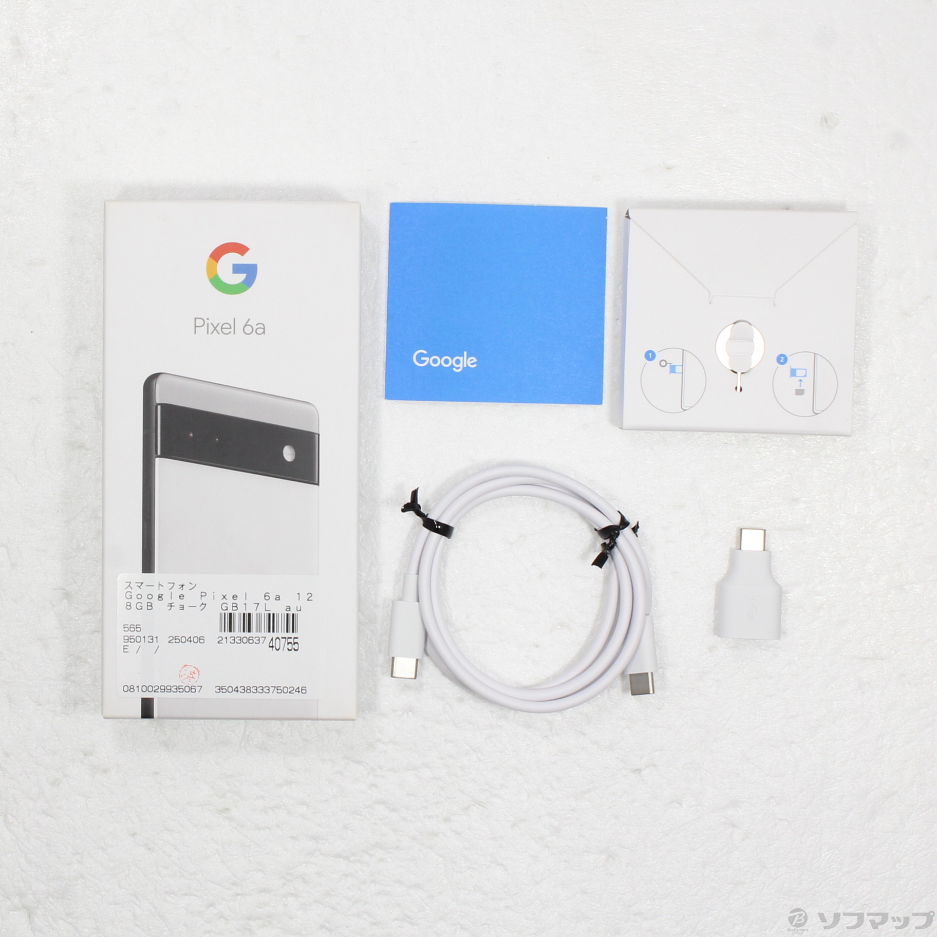 中古】Google Pixel 6a 128GB チョーク GB17L au SIMフリー