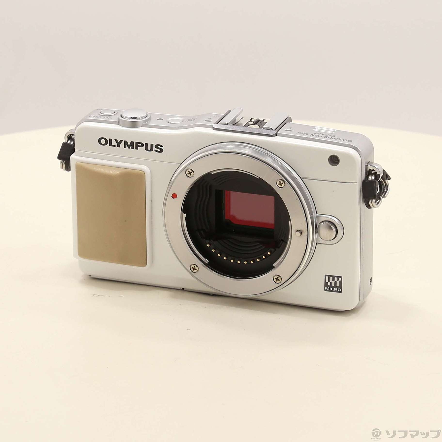 中古】セール対象品 PEN mini E-PM2ボディー(ホワイト) [2133063757845