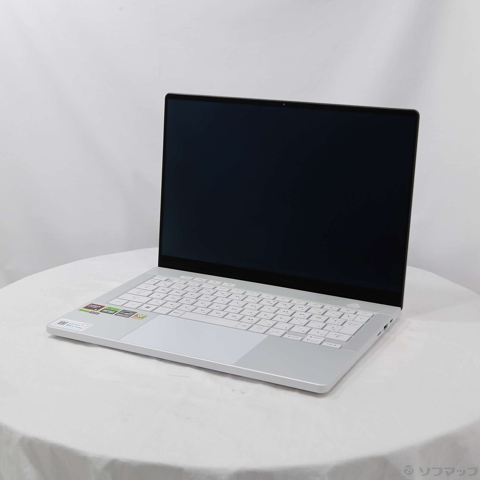 中古】ROG Zephyrus G14 GA403UI GA403UI-R9R4070W プラチナ