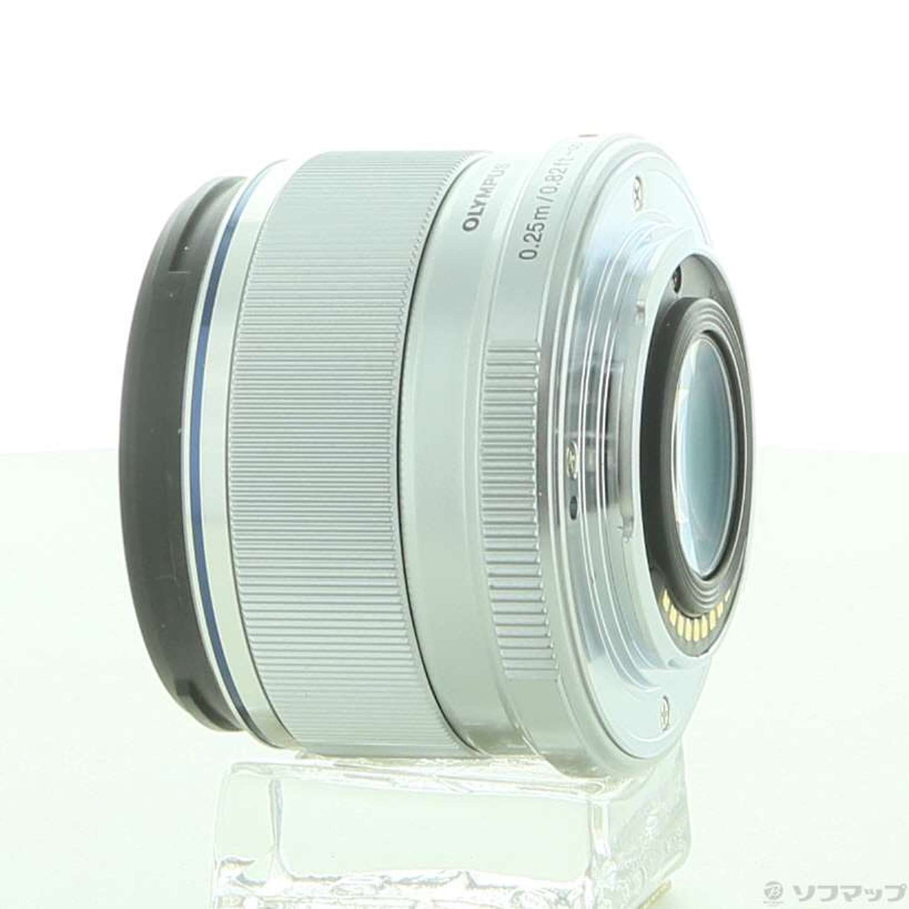 中古品〕 M.ZUIKO DIGITAL 25mm F1.8 (レンズ／シルバー) (μ4／3