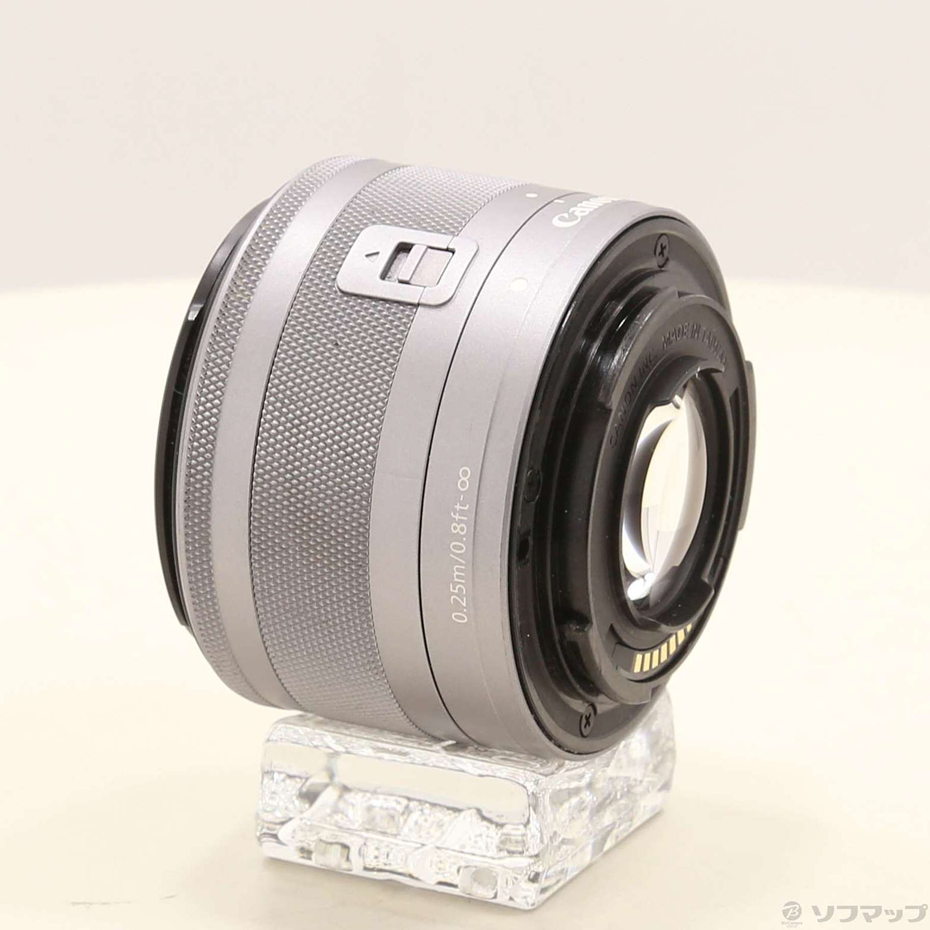 カメラ用交換レンズ シルバー カメラ・レンズ Canon 標準ズームレンズ EF-M15-45mm F3.5-6.3IS STM ミラーレス一眼対応 EF-M15-45ISS
