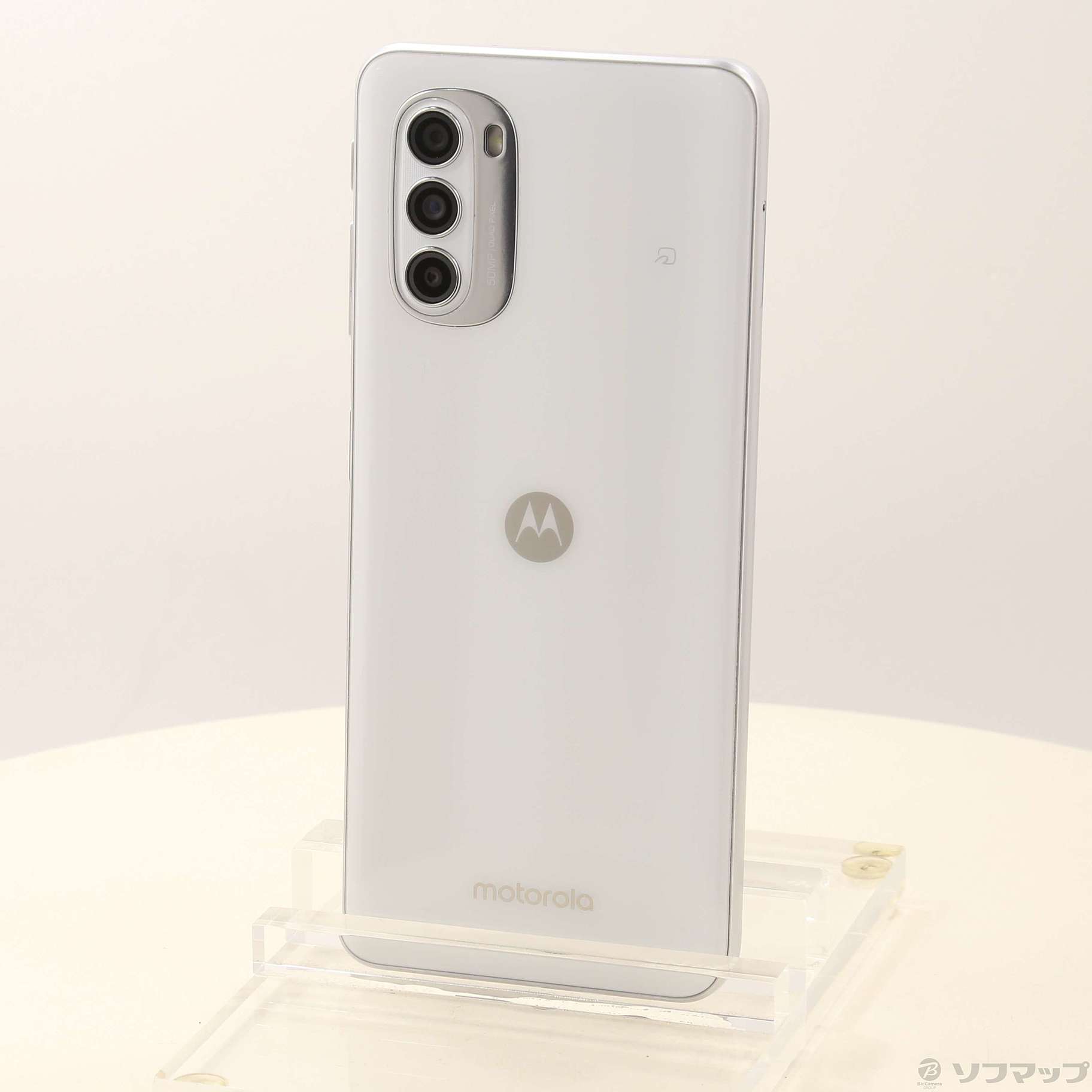 中古】moto g52j 5G II 128GB パールホワイト PATM0005JP SIMフリー 