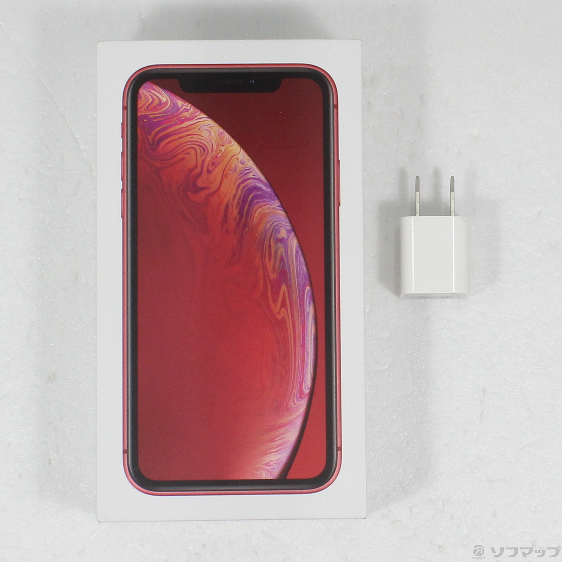 中古品〕 iPhoneXR 64GB プロダクトレッド MT062J／A SIMフリー