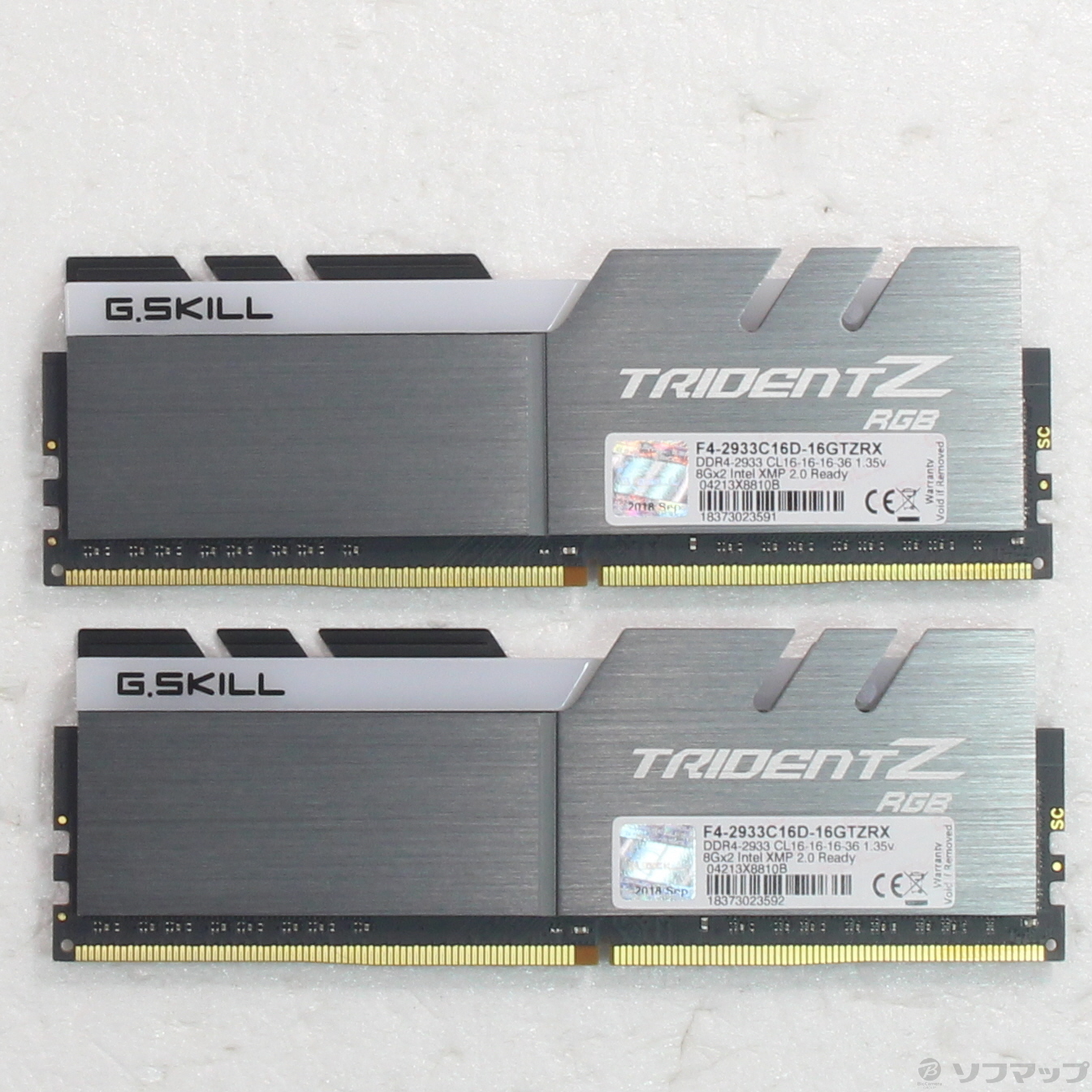 中古】F4-2933C16D-16GTZRX 16GB 8GB×2枚組 [2133063916938] - リコレ