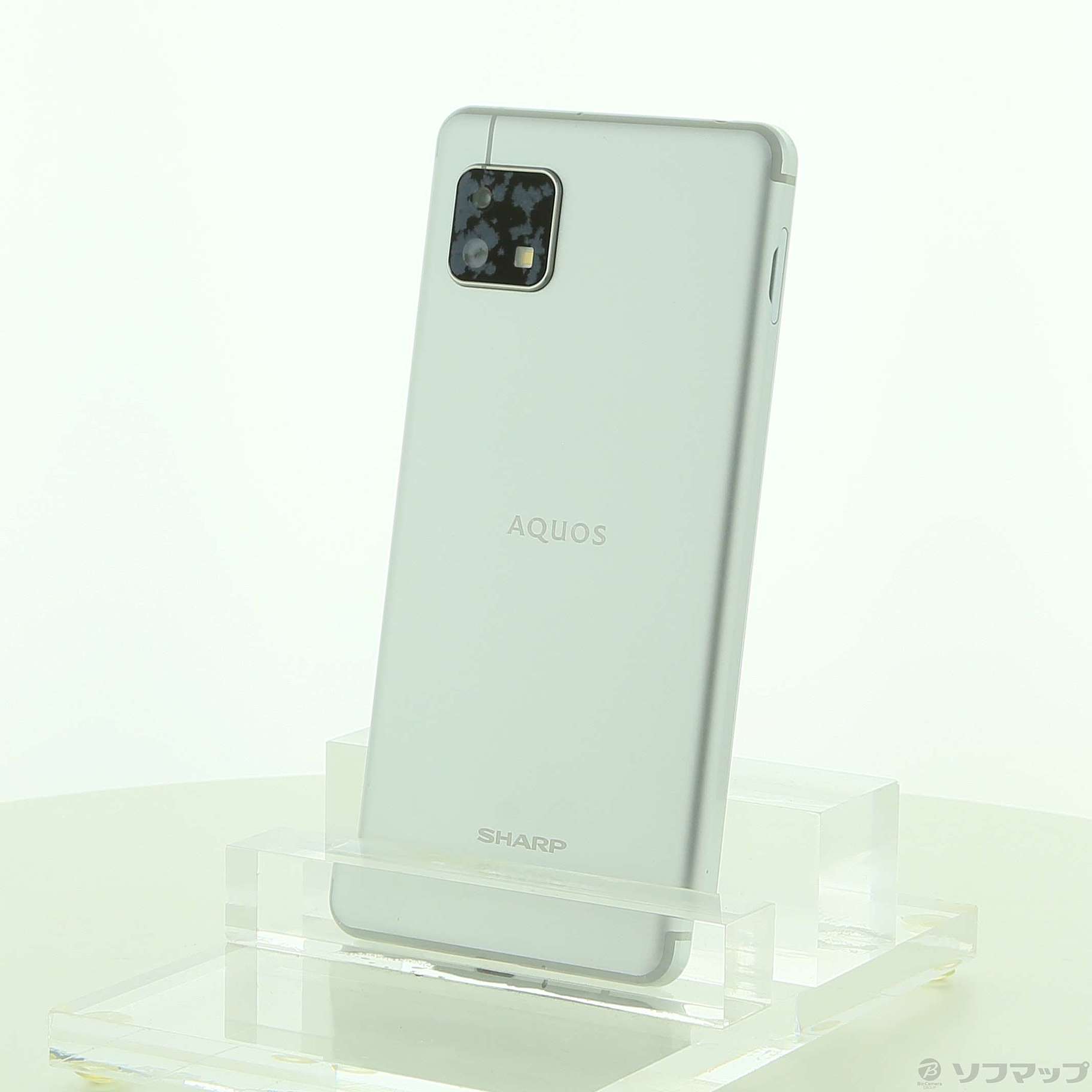(中古)SHARP AQUOS sense4 lite 64GB シルバー SH-RM15 楽天 SIMフリー(262-ud)