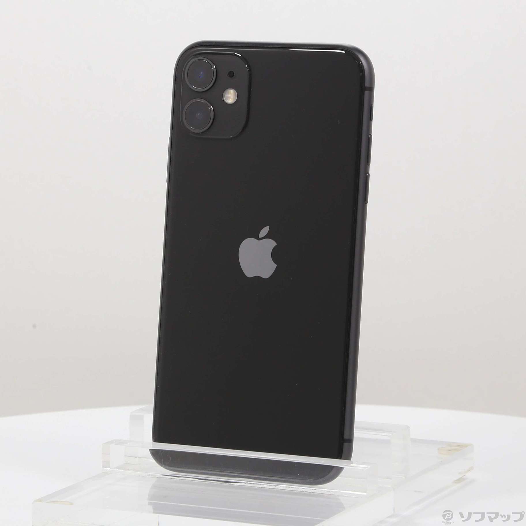 スマートフォン本体 iPhone11(MHDA3J/A) 中古品〕 iPhone11 64GB ブラック MHDA3J／A SIMフリー｜の通販