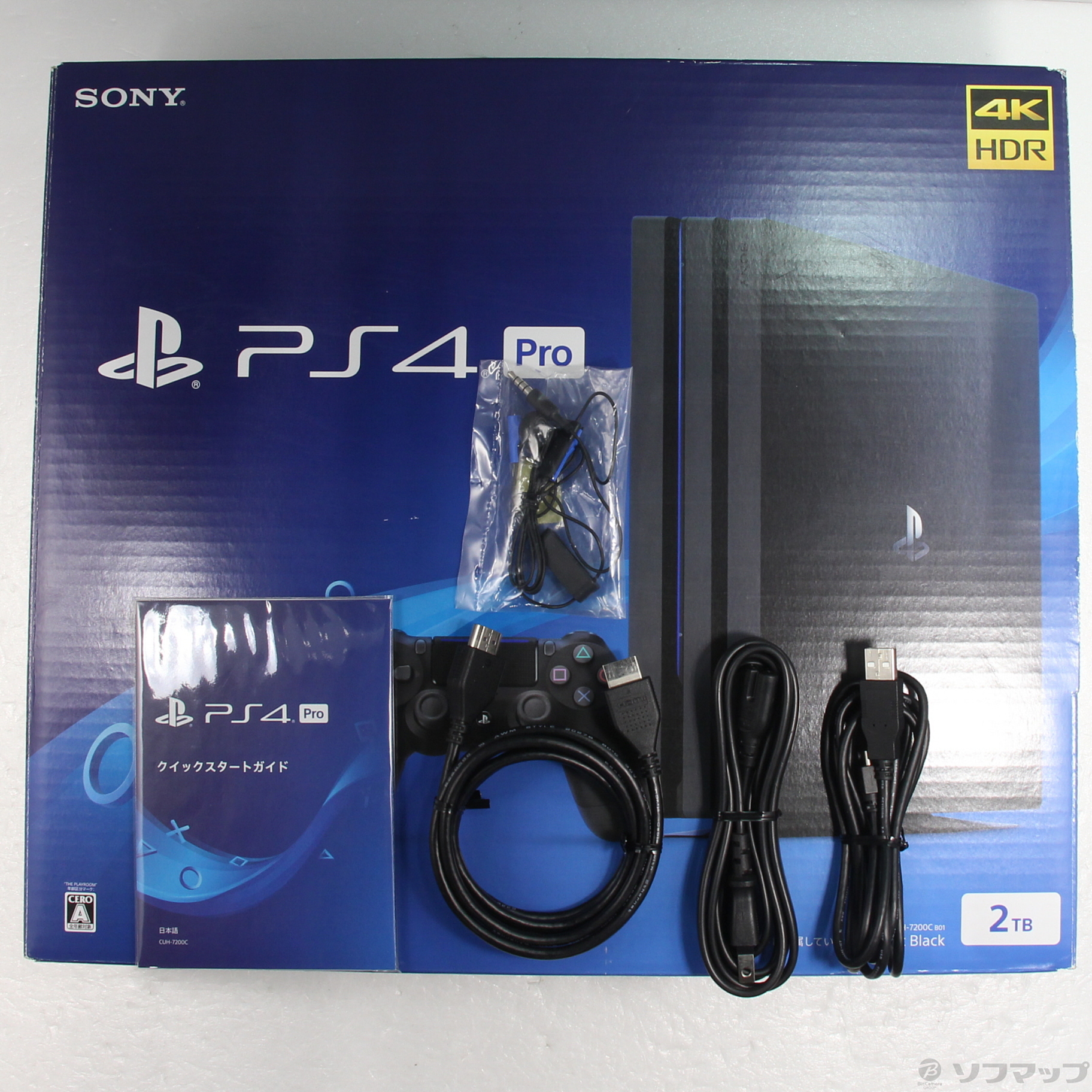 PlayStation 4 Pro ジェット・ブラック 1TB 【中古】 【公式通販】