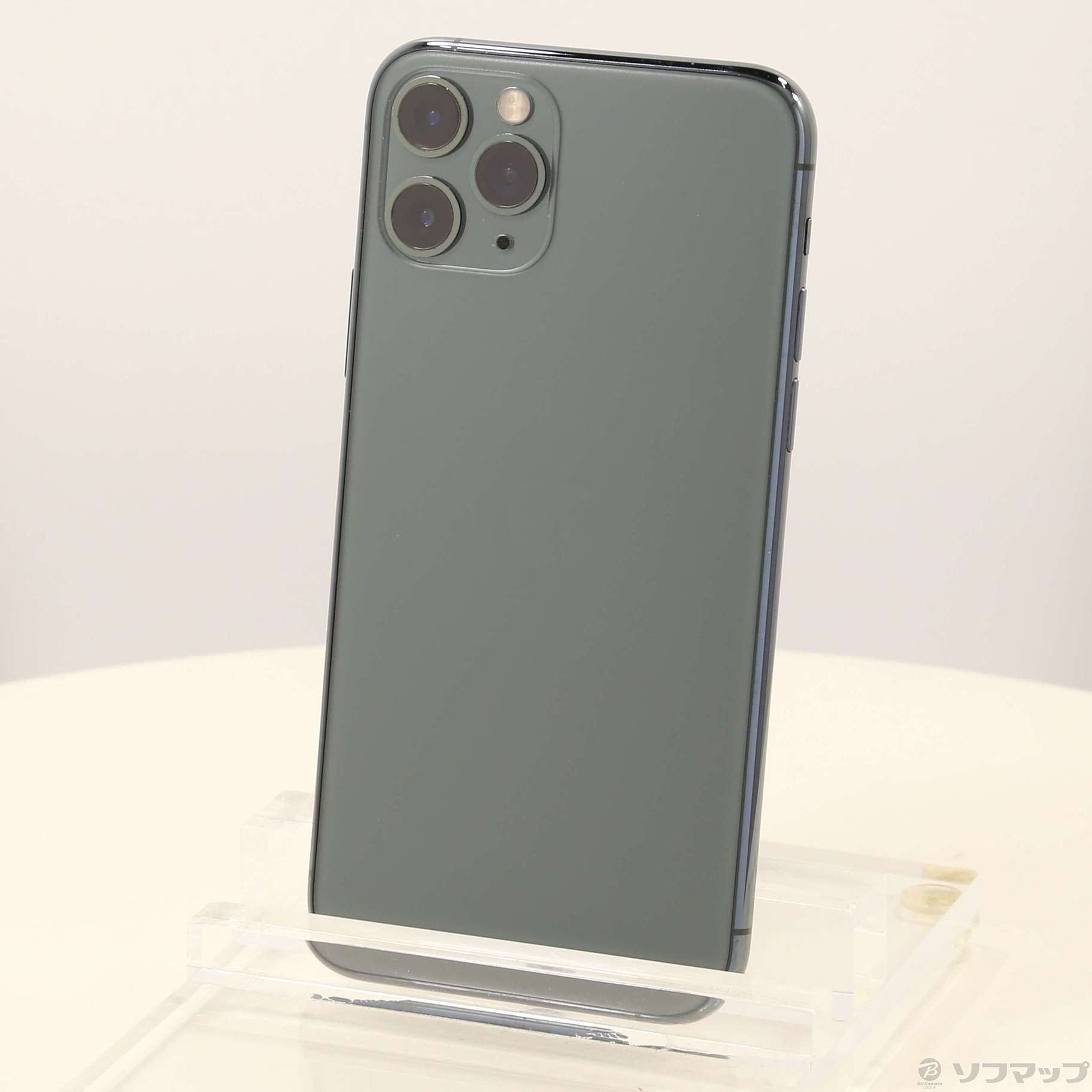 中古品〕 iPhone11 Pro 256GB ミッドナイトグリーン MWCC2J／A