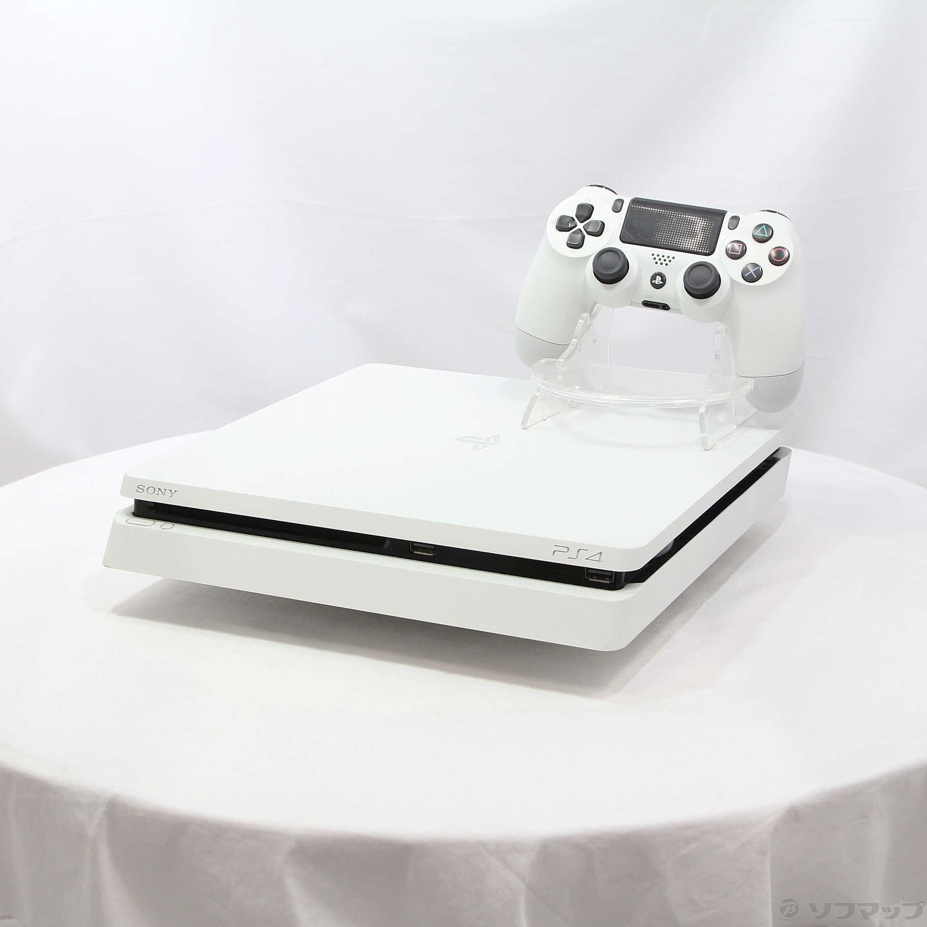 中古】PlayStation 4 グレイシャー・ホワイト 500GB CUH-2000AB 