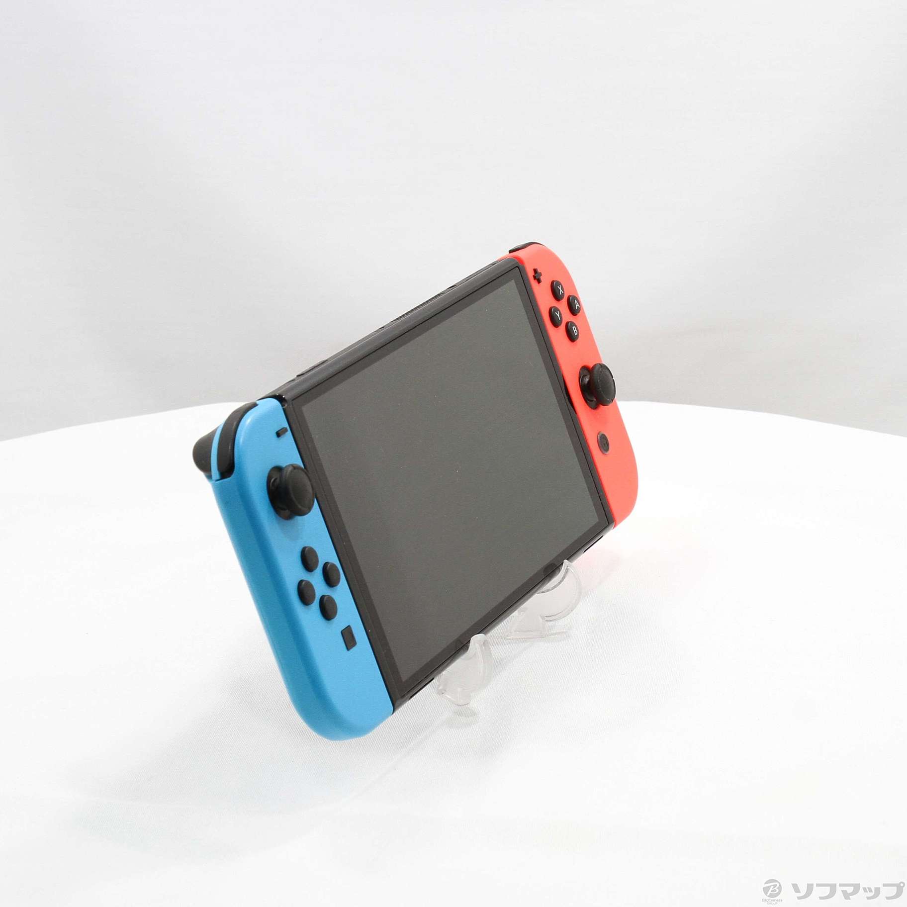 中古】Nintendo Switch 有機ELモデル Joy-Con(L) ネオンブルー