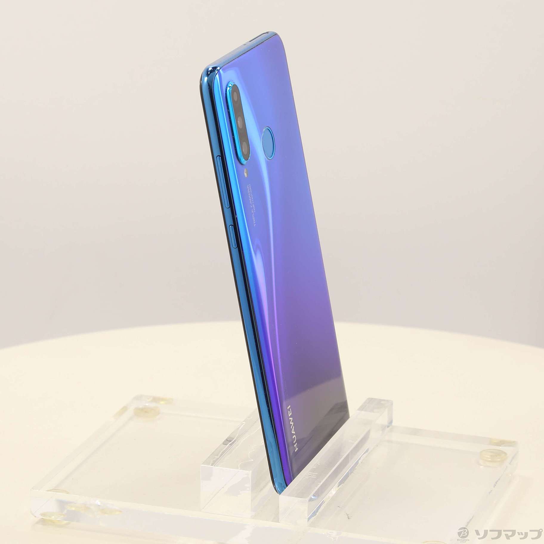 中古】HUAWEI P30 lite 64GB ピーコックブルー MAR-LX2J SIMフリー