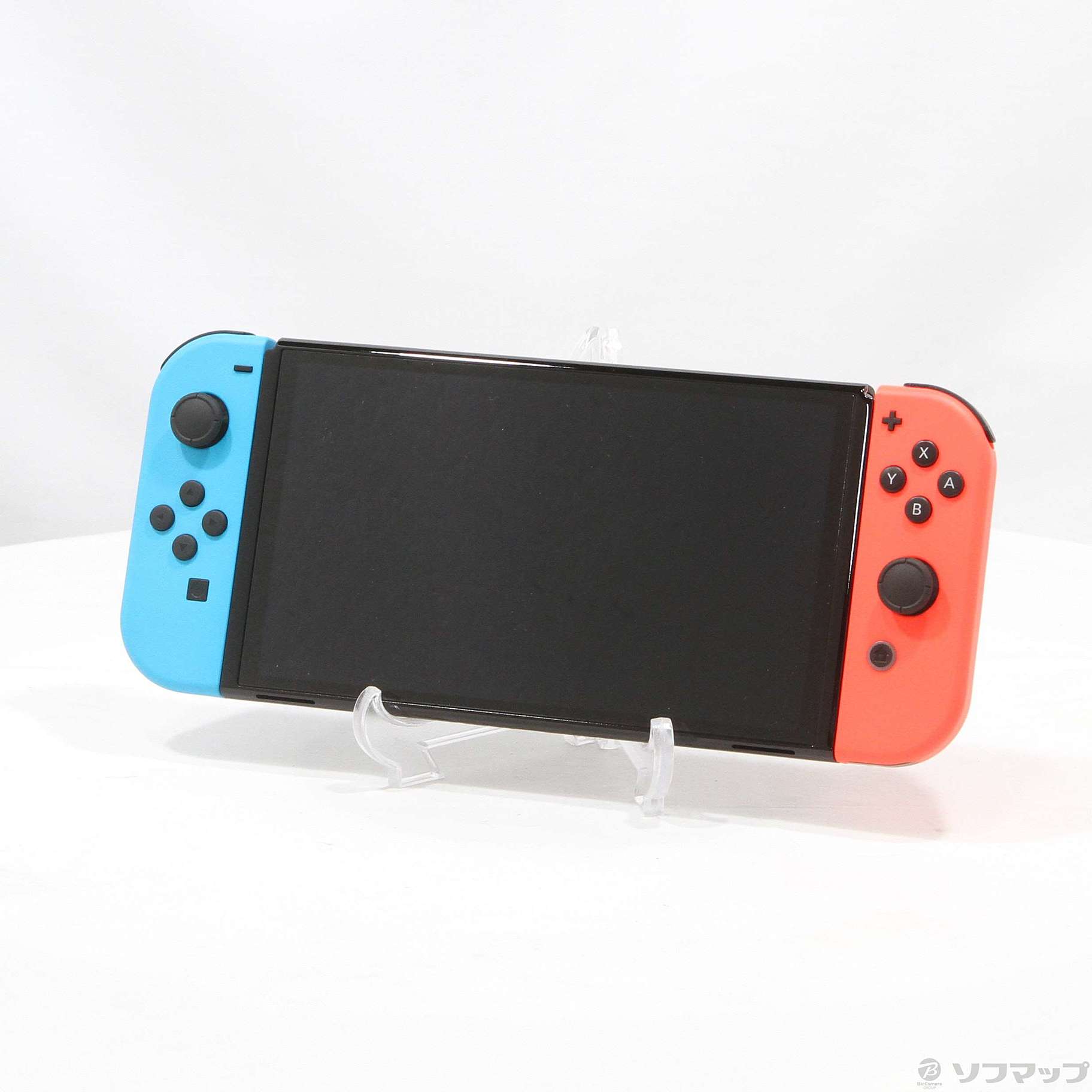 中古】Nintendo Switch 有機ELモデル Joy-Con(L) ネオンブルー／(R
