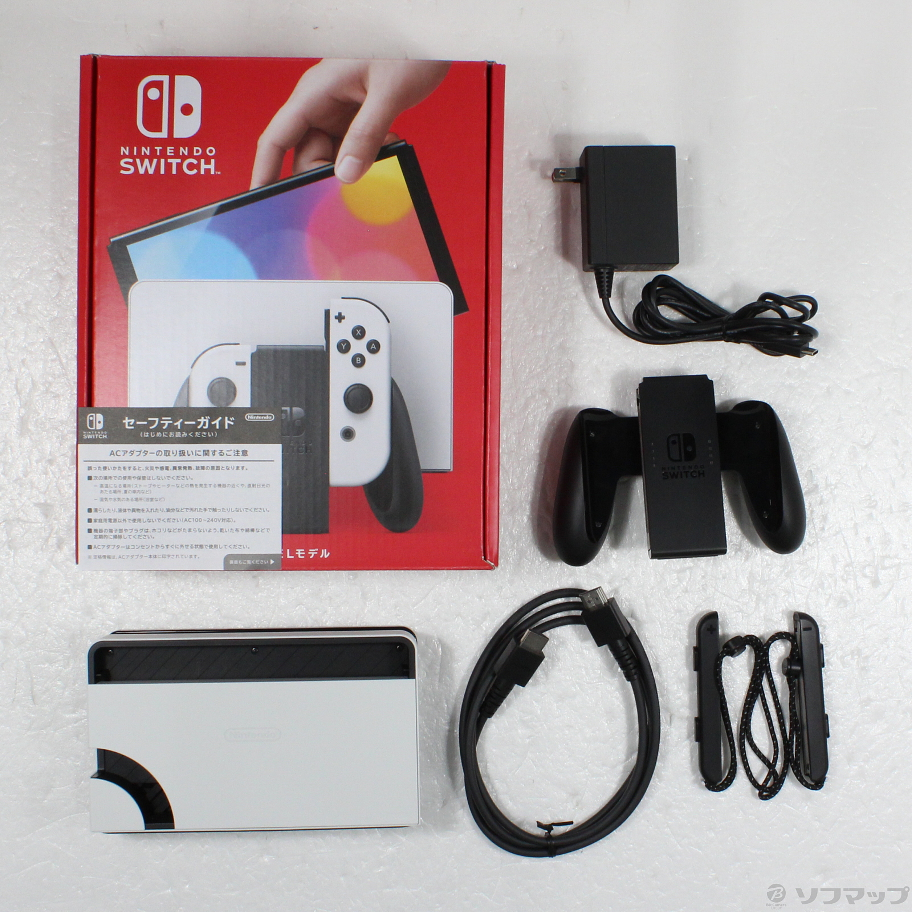 Nintendo Switch 赤/黒 本体 + ACアダプター（中古】Nintendo