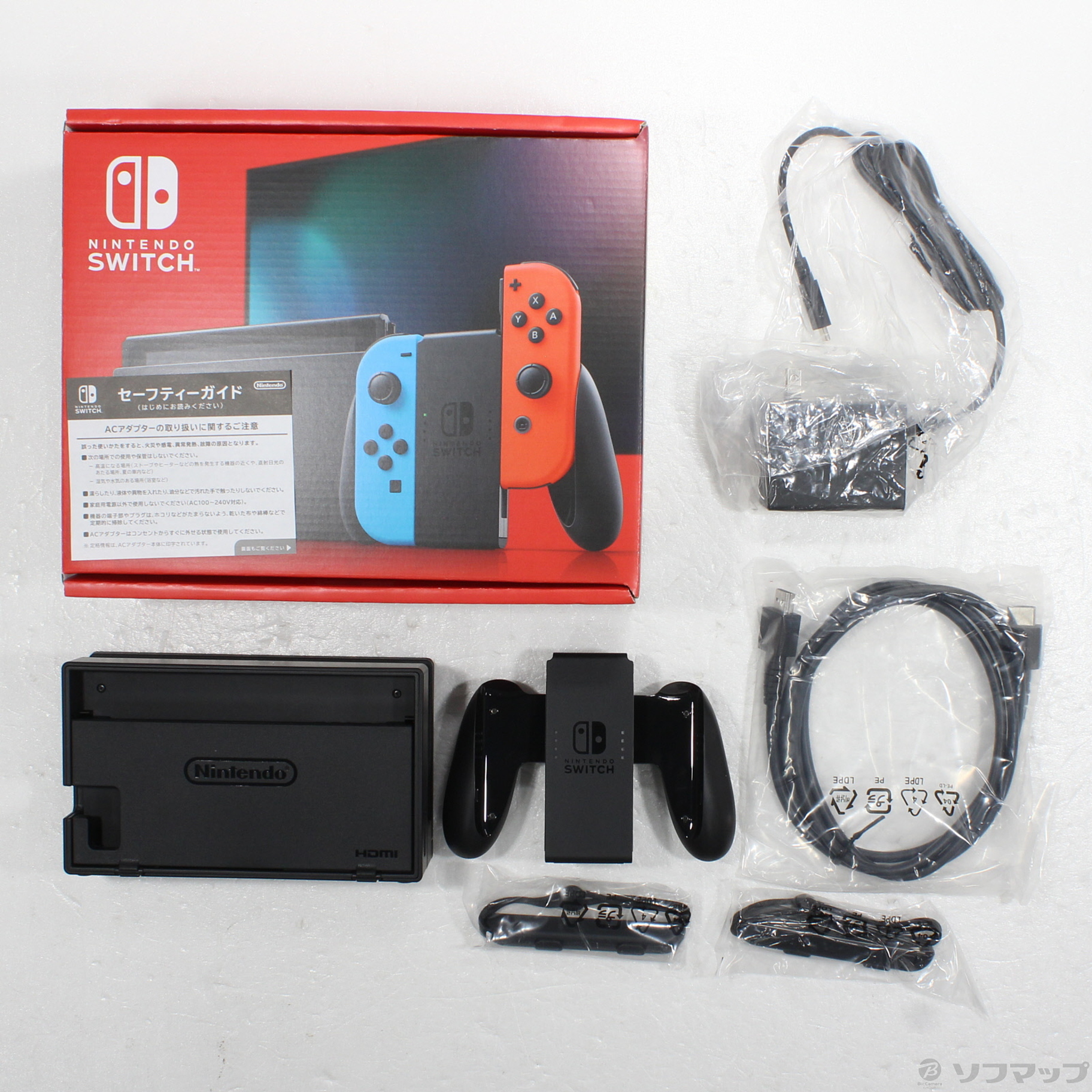 本体ジャンク品 ニンテンドースイッチ本体+付属品 Joy-Con ドック Nintendo Switch 本体 黒 Joy-Con付き Nintendo Switch Console