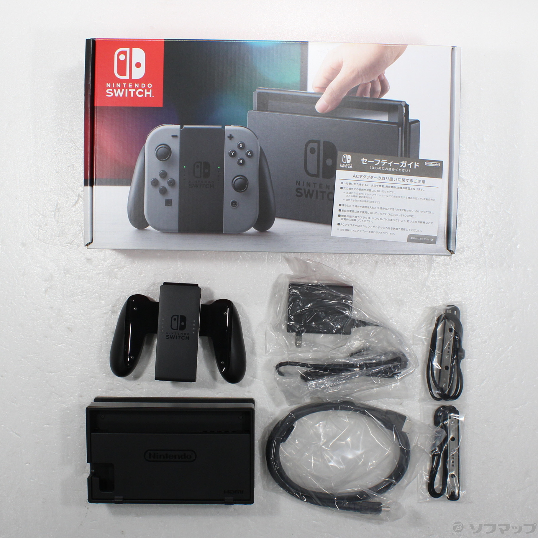 Nintendo Switch 本体 グレー ドック付き
