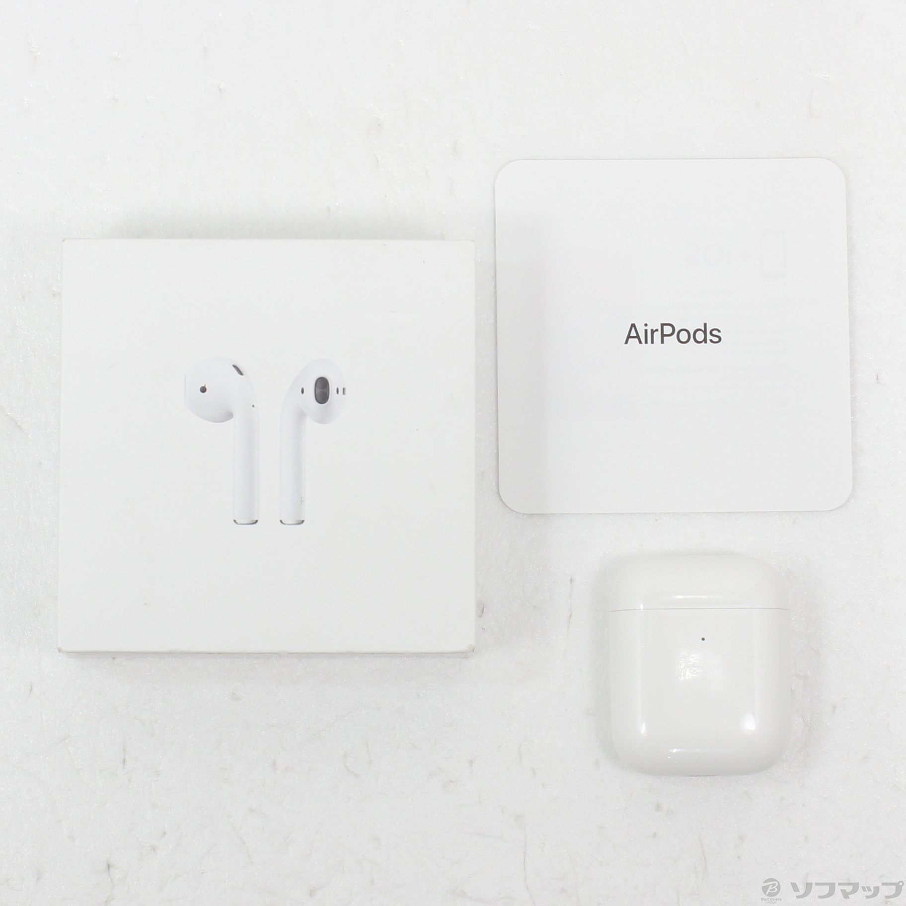 中古】AirPods 第2世代 with Wireless Charging Case MRXJ2J／A