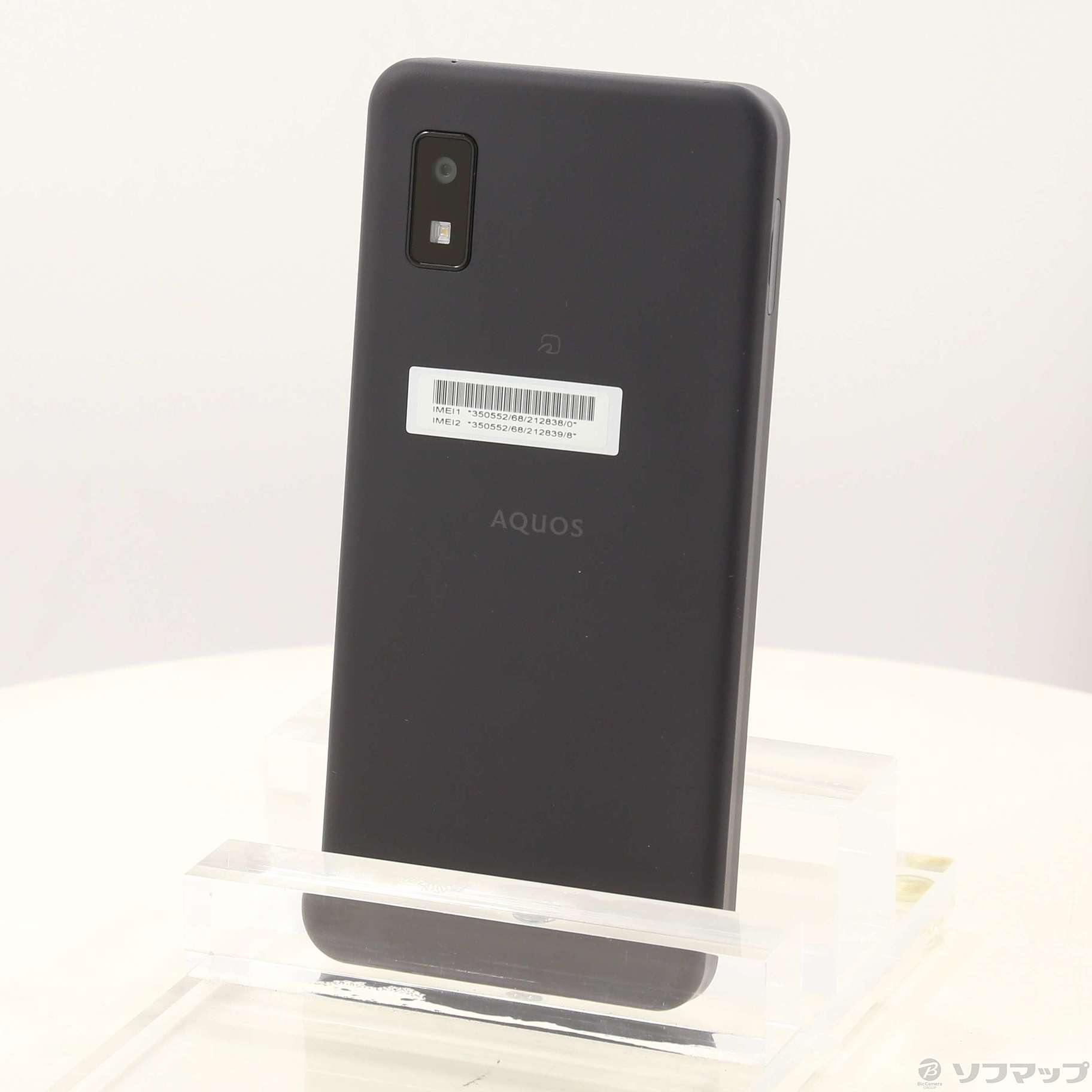 中古品〕 AQUOS wish 64GB チャコール SBAQWISH Softbank SIM