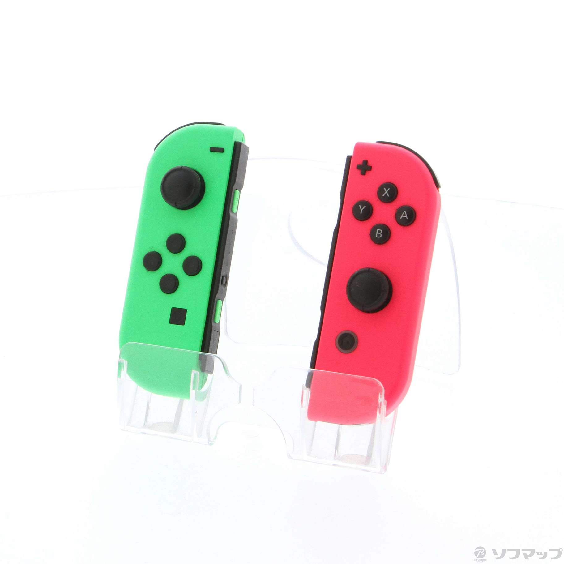 中古】JOY-CON (L) ネオングリーン／ (R) ネオンピンク 【Switch 