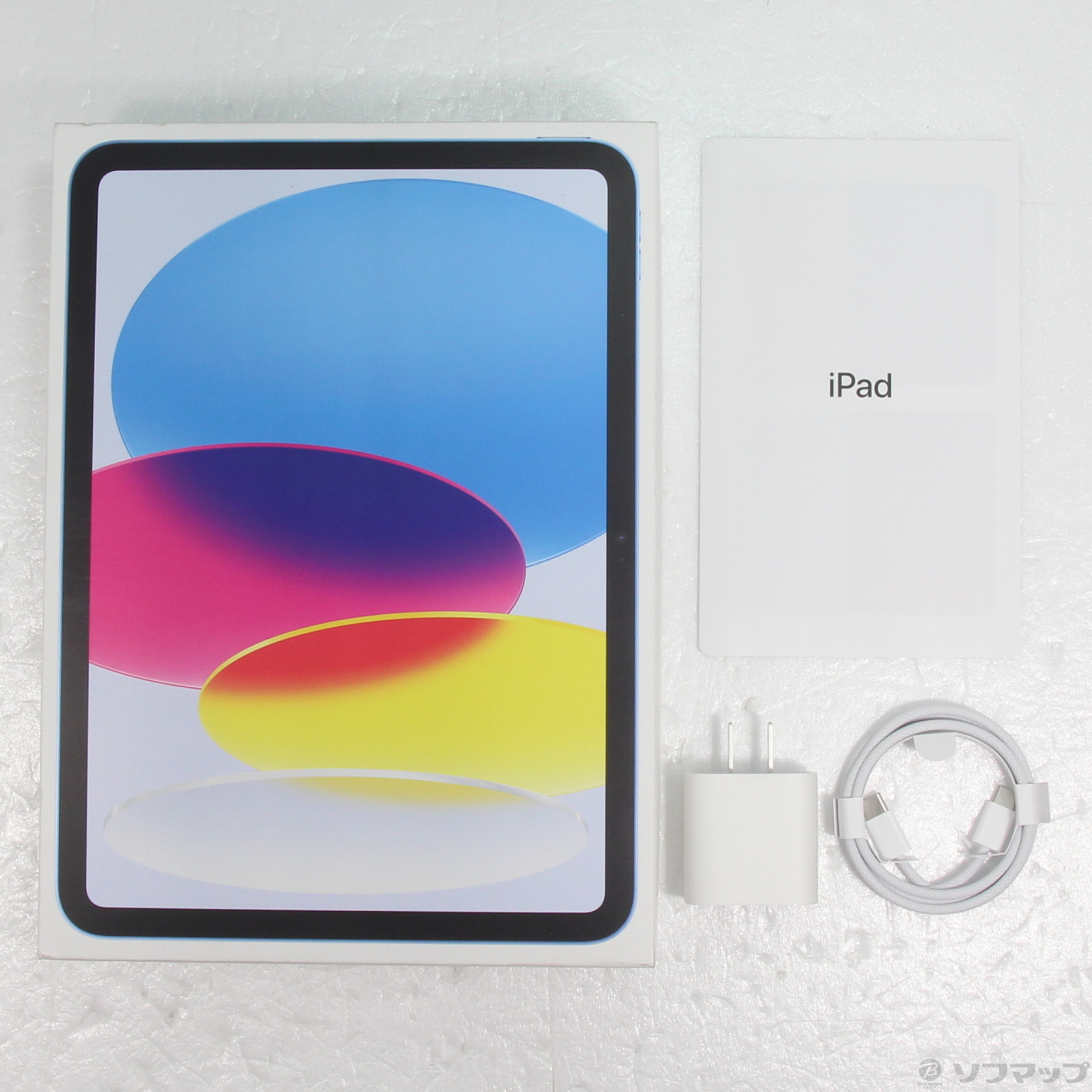 中古】iPad(A16) 128GB ブルー MD4A4J／A Wi-Fi [2133064263383