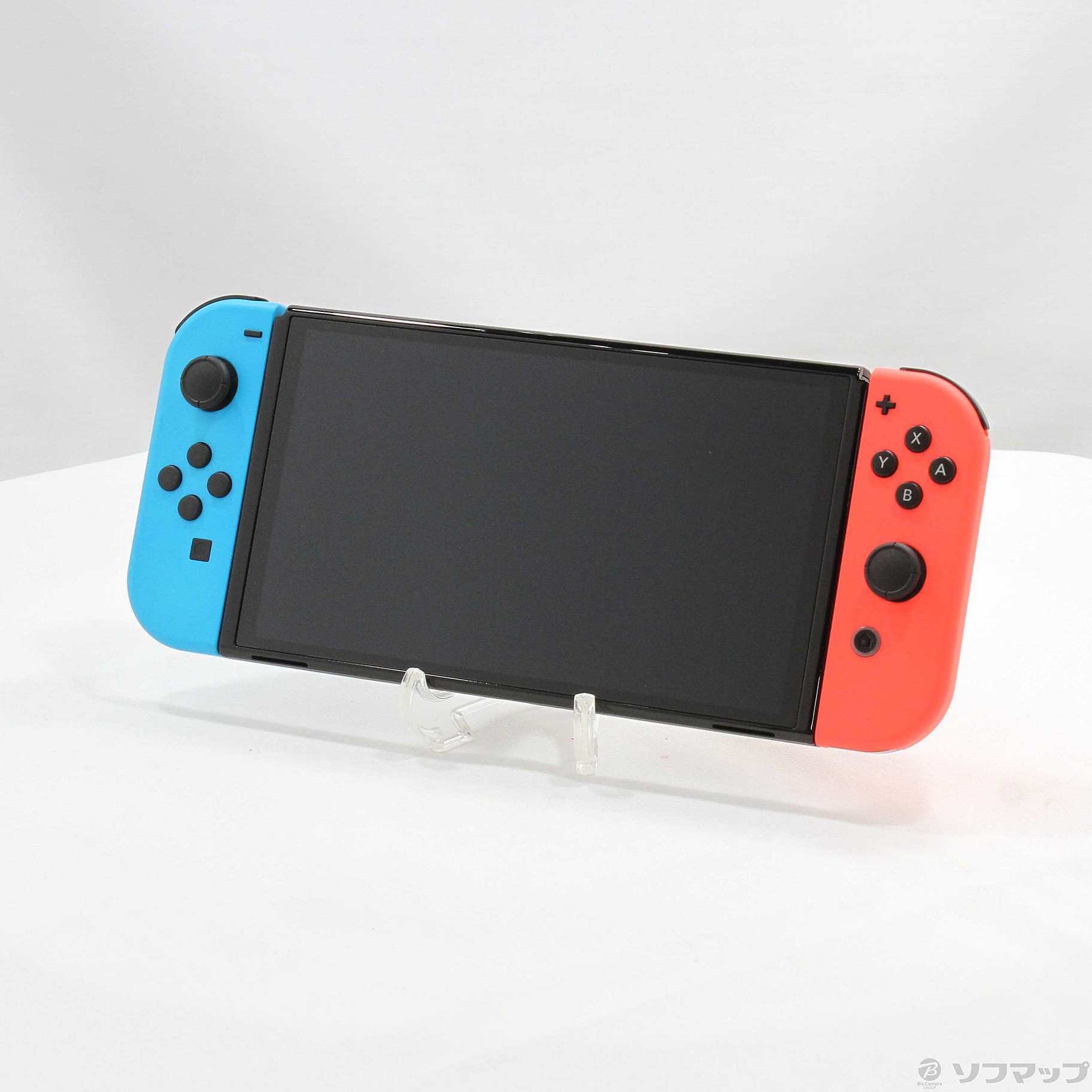中古】Nintendo Switch 有機ELモデル Joy-Con(L) ネオンブルー／(R