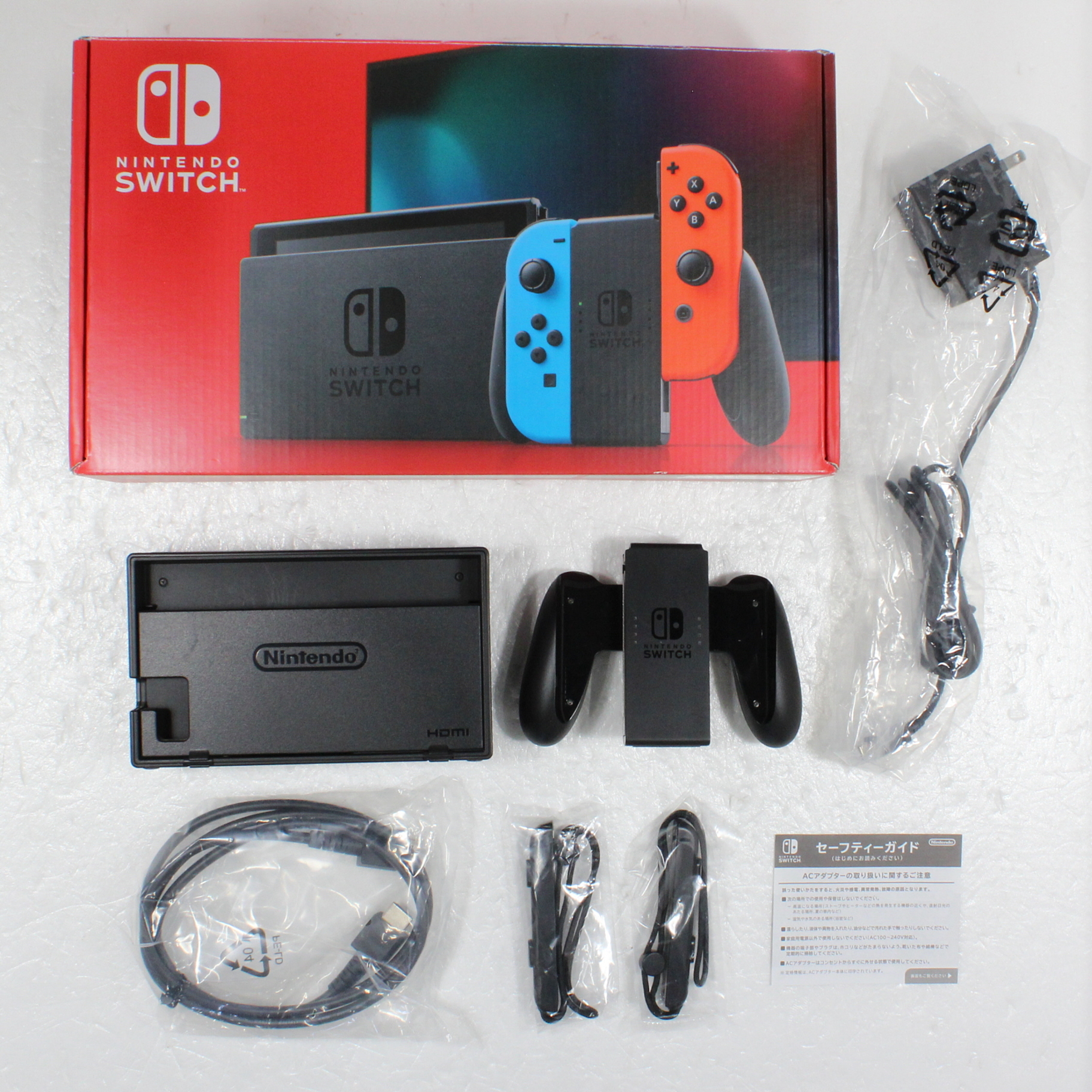 中古】Nintendo Switch Joy-Con (L) ネオンブルー／ (R) ネオン